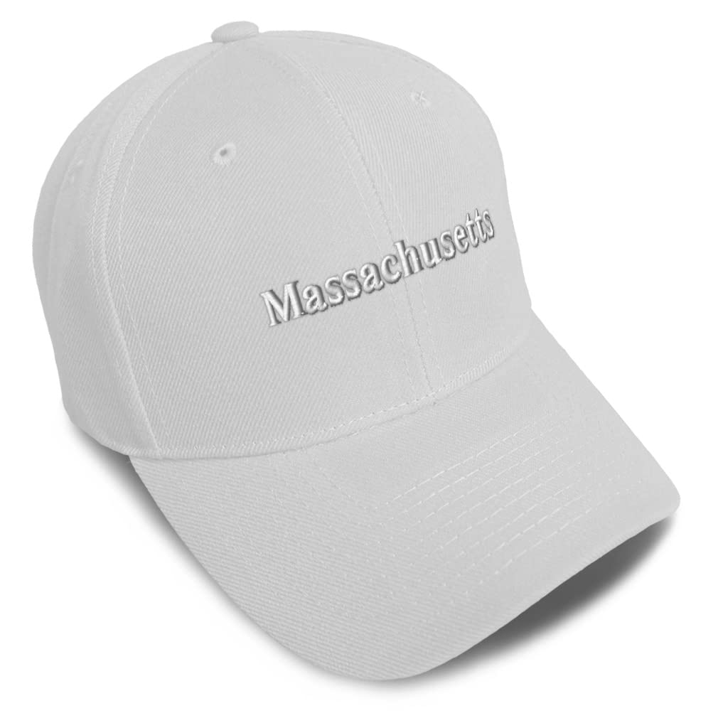 Massachusetts Love Baseball Cap - Acrylic Dad Hat for Men & Women - Perfect for Sports, Outdoor Activities & Casual Wear