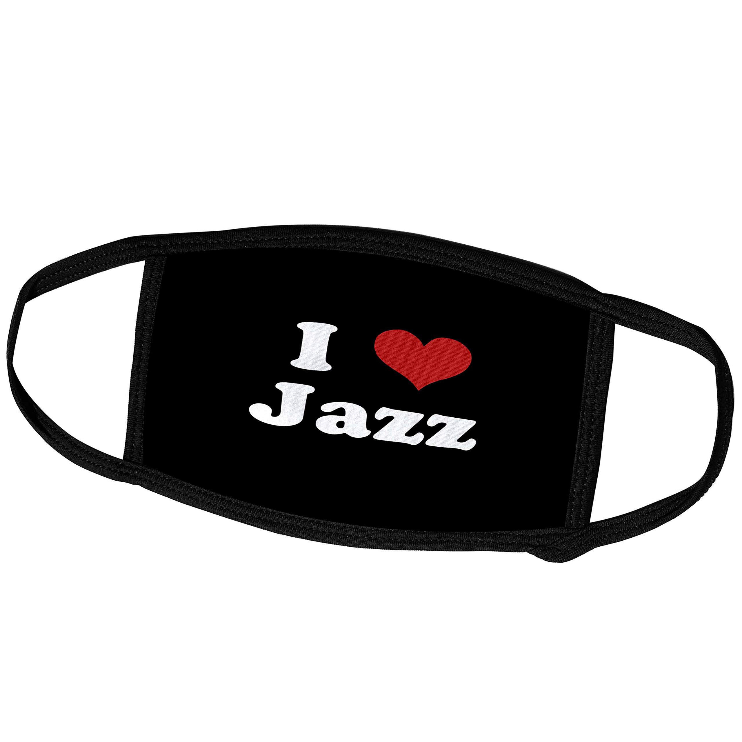 3Drose Jazz Love Face Masks - Stylish & Comfortable for Music Fans