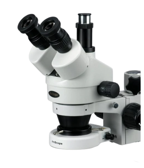Amscope SM-3TZ-80S Trinocular Stereo Microscope 3.5X-90X Zoom Magnification with Boom Stand & 80 LED Light - Ideal for Jewelry Making, Coin Collecting, PCB Inspection, and Biological Research