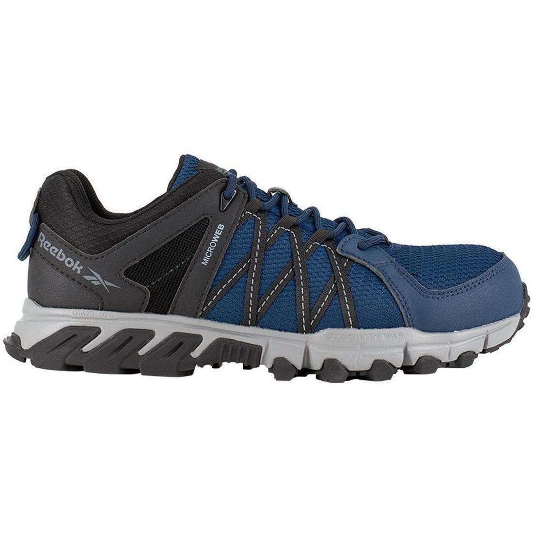 Trailgrip Composite Toe Athletic Work Shoes for Men - Navy/Black - Lightweight Safety Shoes for Construction, Warehouse & Outdoor Work