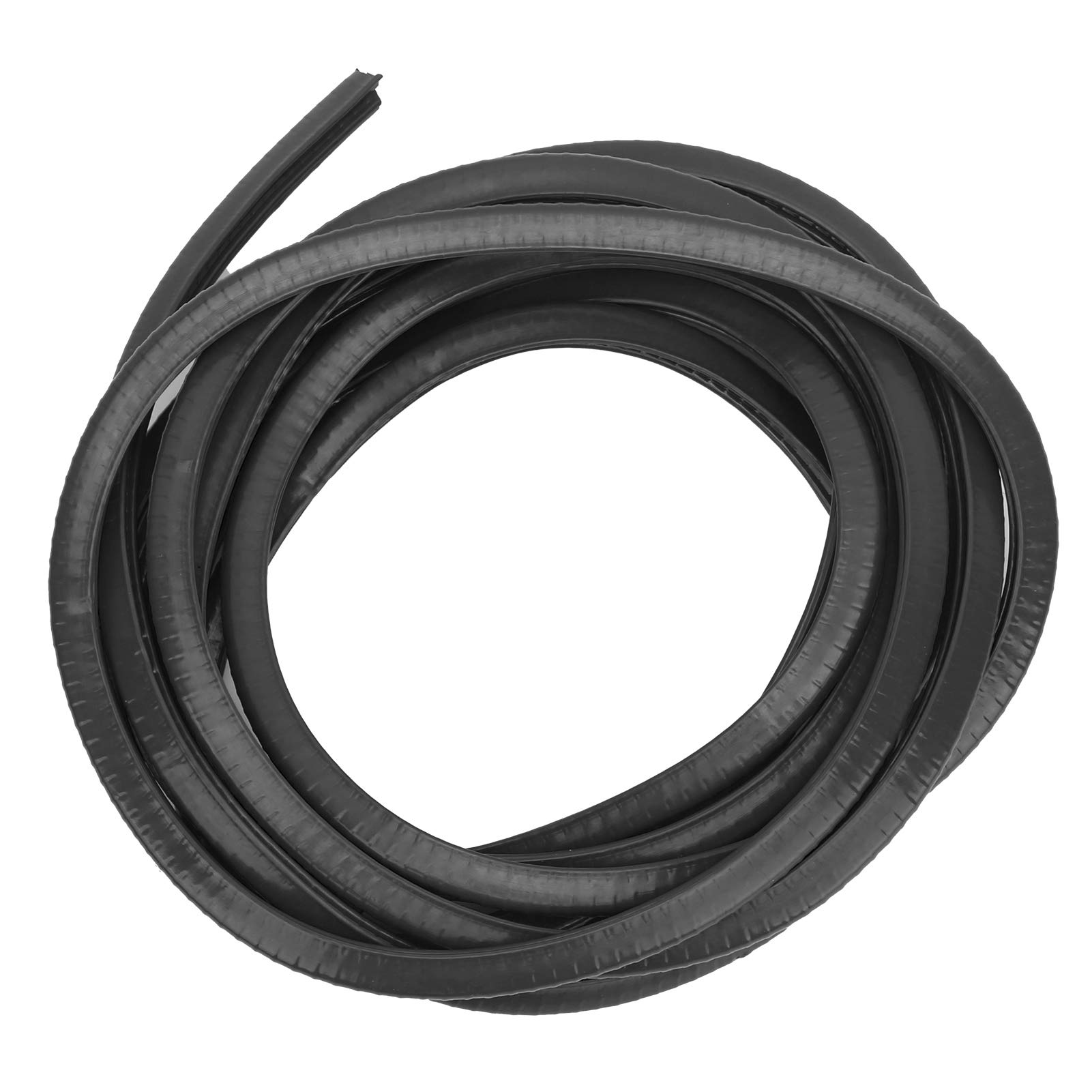 Qiilu Universal Car Door Edge Guards - 5m Black Anti-Collision Strip, Auto Door Seal Trim Protector for Scratch Prevention (Easy Installation) - Perfect for SUVs, Sedans & Trucks Parking in Tight Spaces