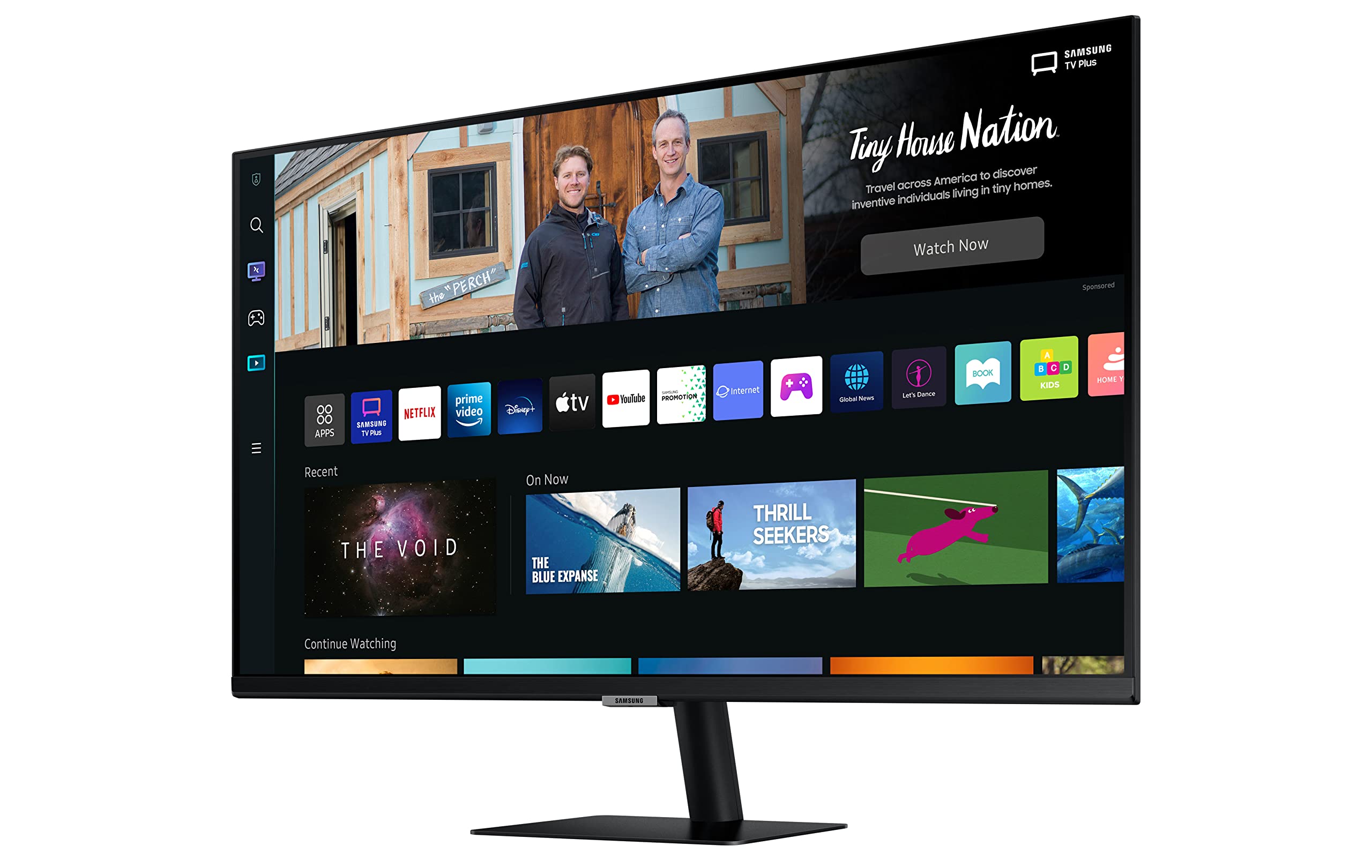 Samsung Smart Monitor M5 32 Inch Full HD Display - All-in-One Screen for Entertainment & Work (Model LS32BM502EUXEN) - Perfect for Home Office, Streaming, and Productivity