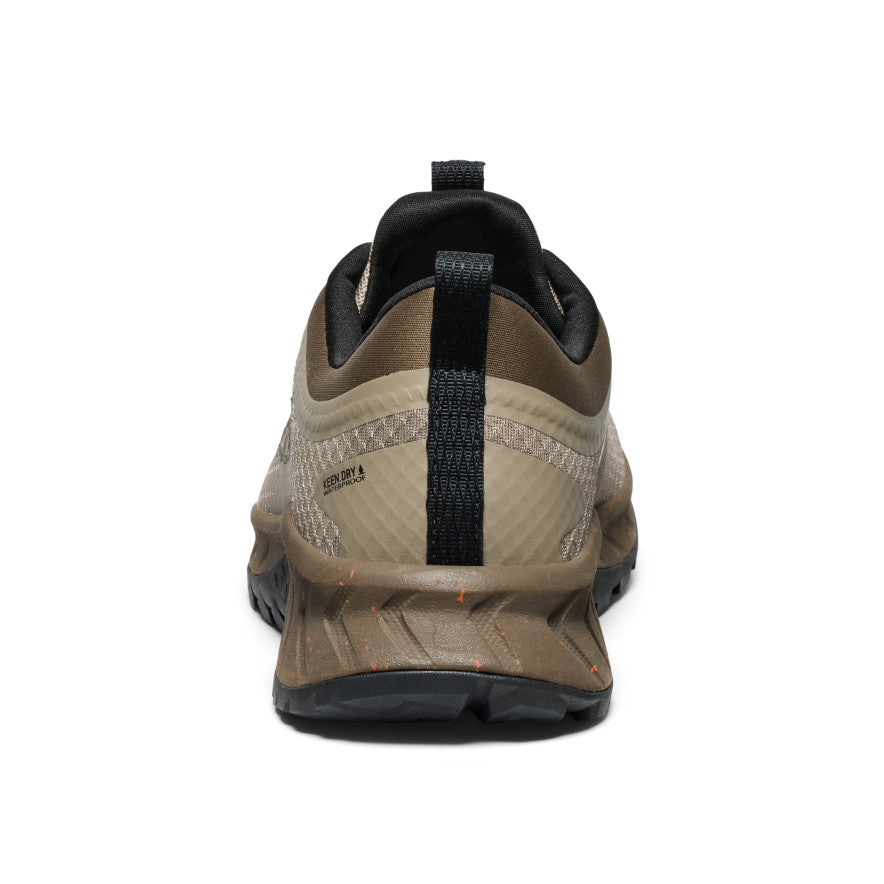 Men's Versacore Waterproof Hiking Shoes - Lightweight & Durable Outdoor Footwear for Trail Running & Camping (Brindle/Gold Flame) - Perfect for Hiking, Travel & Wet Weather Adventures