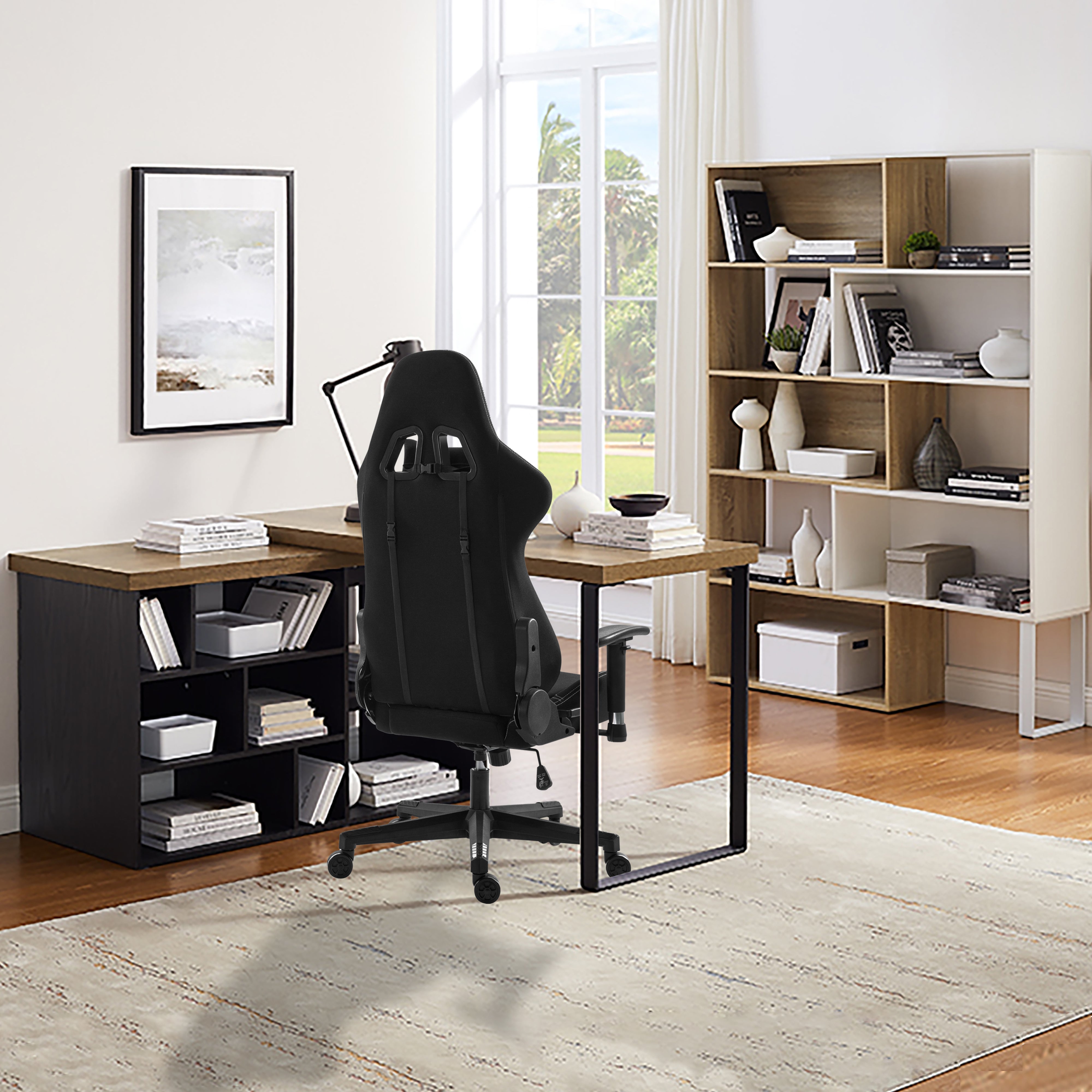 Criterion Aspire Adjustable Standing Desk 150cm - Dark Oak Black Finish for Home Office & Workspace Ergonomics