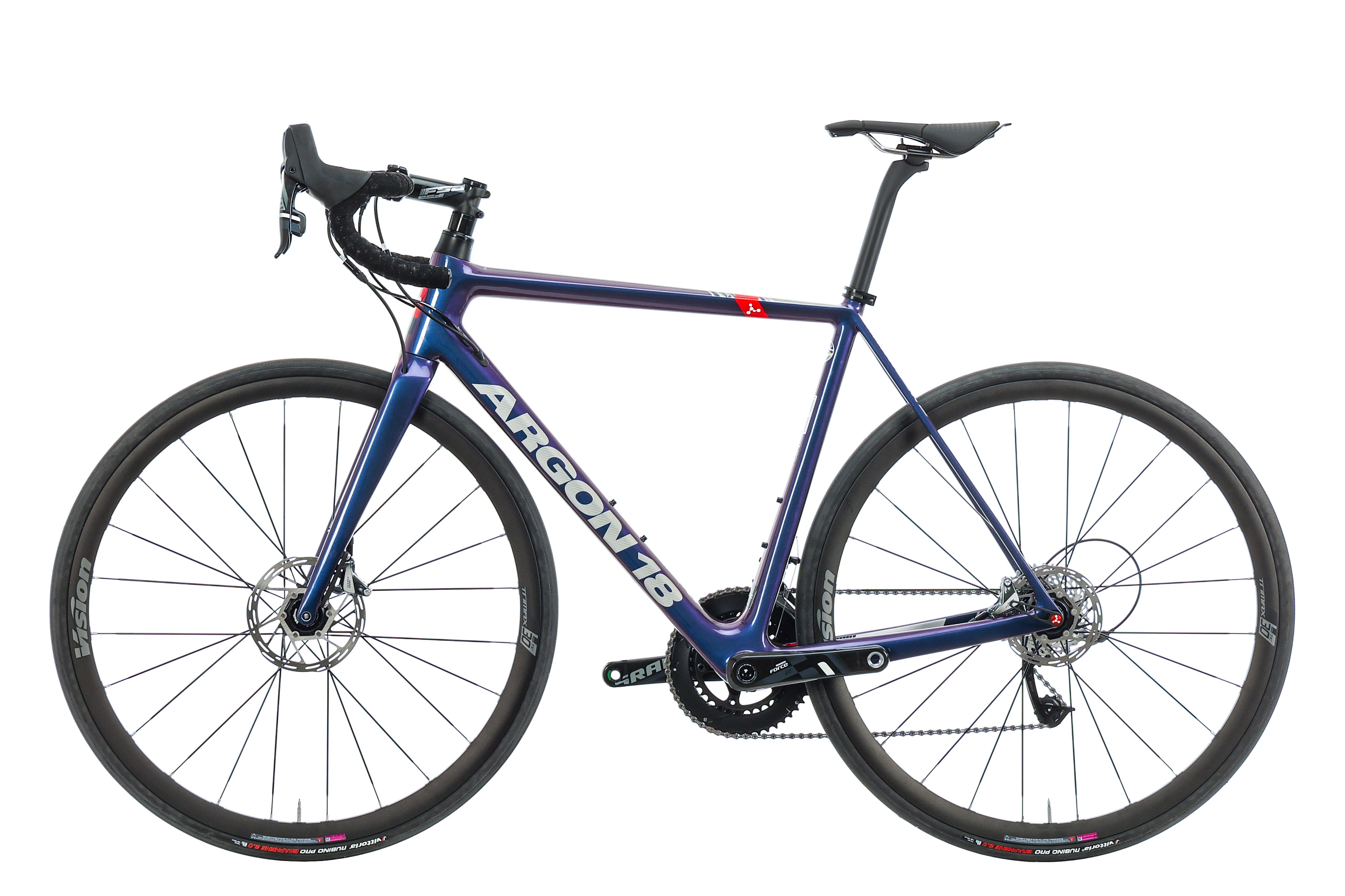 Argon 18 Gallium Disc Force 22 Road Bike 2023 - Medium Size | Lightweight Carbon Frame, Disc Brakes | Perfect for Racing, Endurance & Long-Distance Cycling