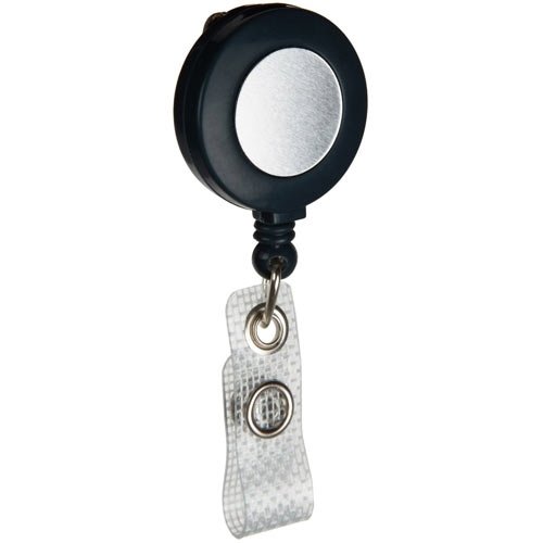 Brady 95075 Retractable Badge Reel Holder with 25-Pack - Ideal for ID Cards, Security Badges & Workplace Identification (Office, Hospital, School, Events)