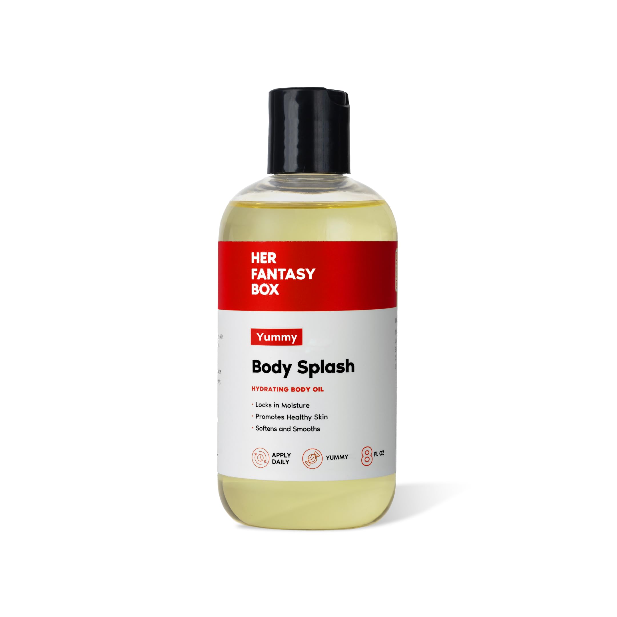 **Her Fantasy Box Hydrating Body Oil - All-Natural, Lightweight & Nourishing Formula for Soft, Smooth Skin - Moisturizing & Non-Greasy - Perfect for Daily Skincare & Post-Shower Hydration**