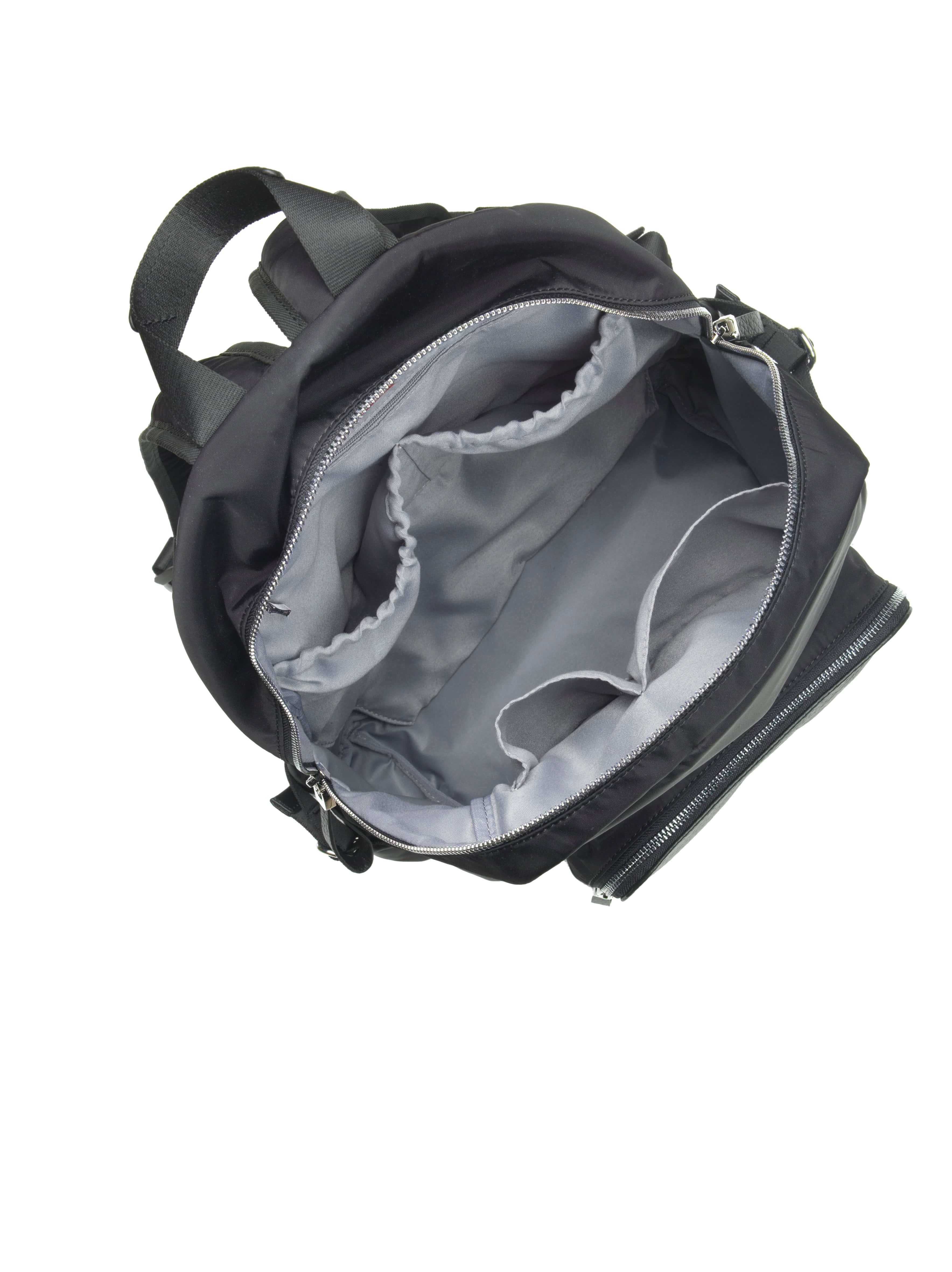 Storksak Eco Hero Black Diaper Bag - Stylish & Sustainable Baby Changing Tote for Moms - Perfect for Travel, Daycare & On-the-Go Parenting