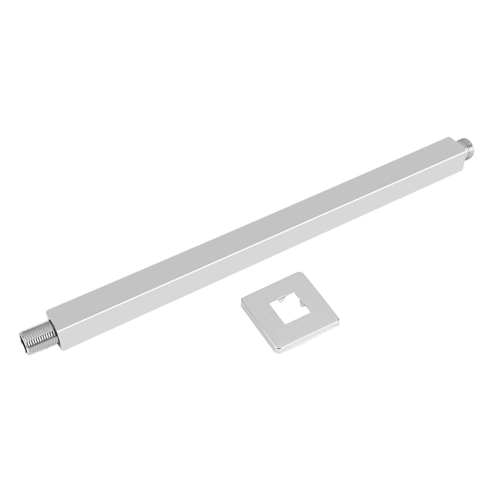 Haofy Adjustable Shower Head Extension Arm - 6-12 Inch Stainless Steel Shower Arm Extender with Anti-Leak Design - Perfect for Low-Ceiling Bathrooms & Handicap Accessible Showers