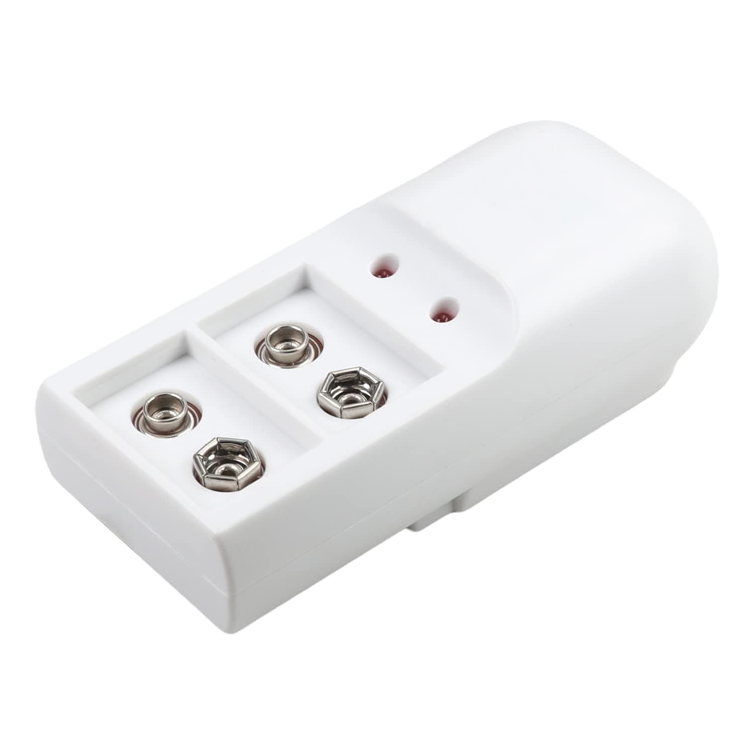 Fielect 9V Rechargeable Battery Charger with 20mA Capacity - US Plug Wall Charger for Smoke Detectors, Guitar Pedals & Electronic Devices
