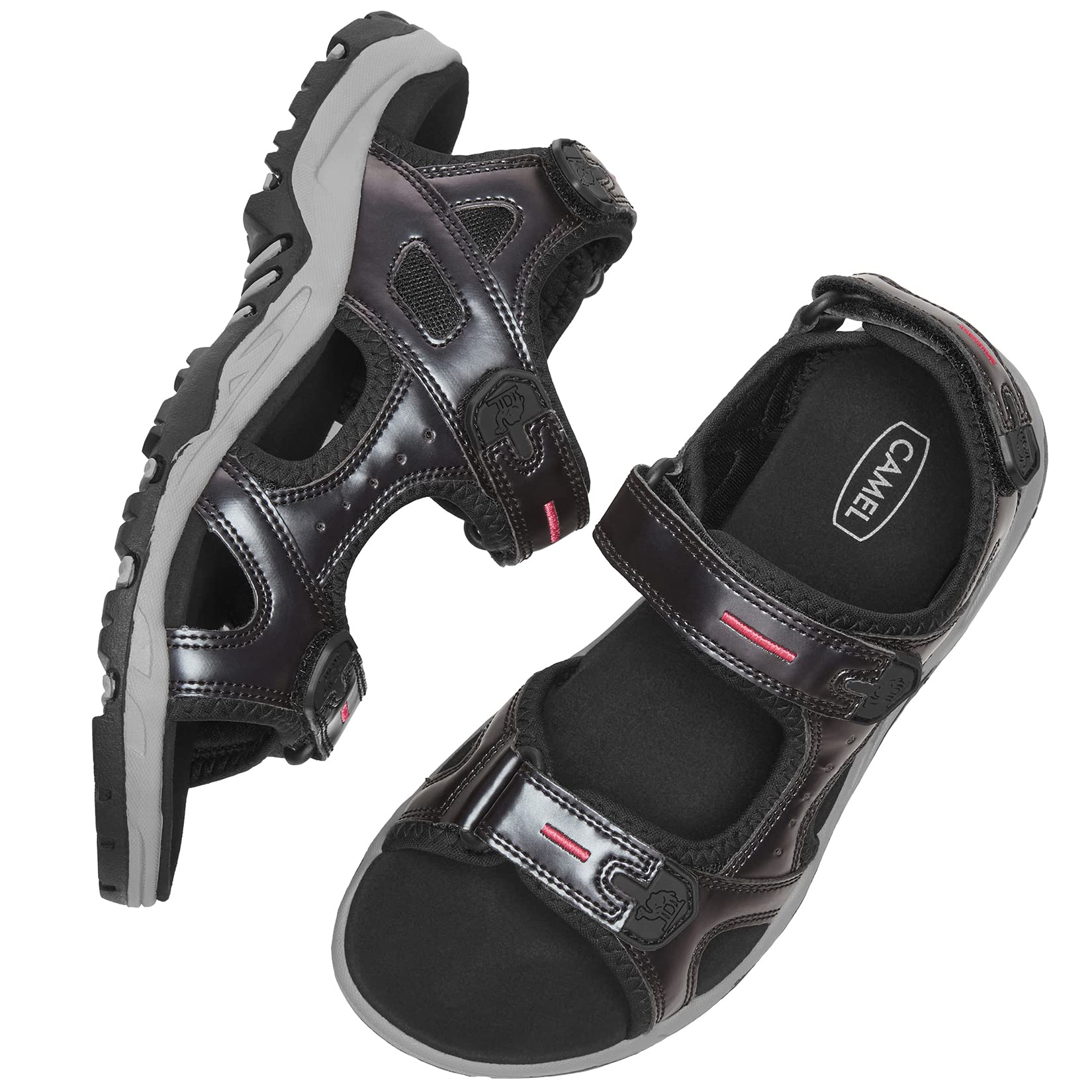 CAMEL CROWN Women's Hiking Sandals - Waterproof Sport Sandals with Arch Support for Walking, Beach & Outdoor Activities | Comfortable & Durable for Travel, Camping & Summer Adventures