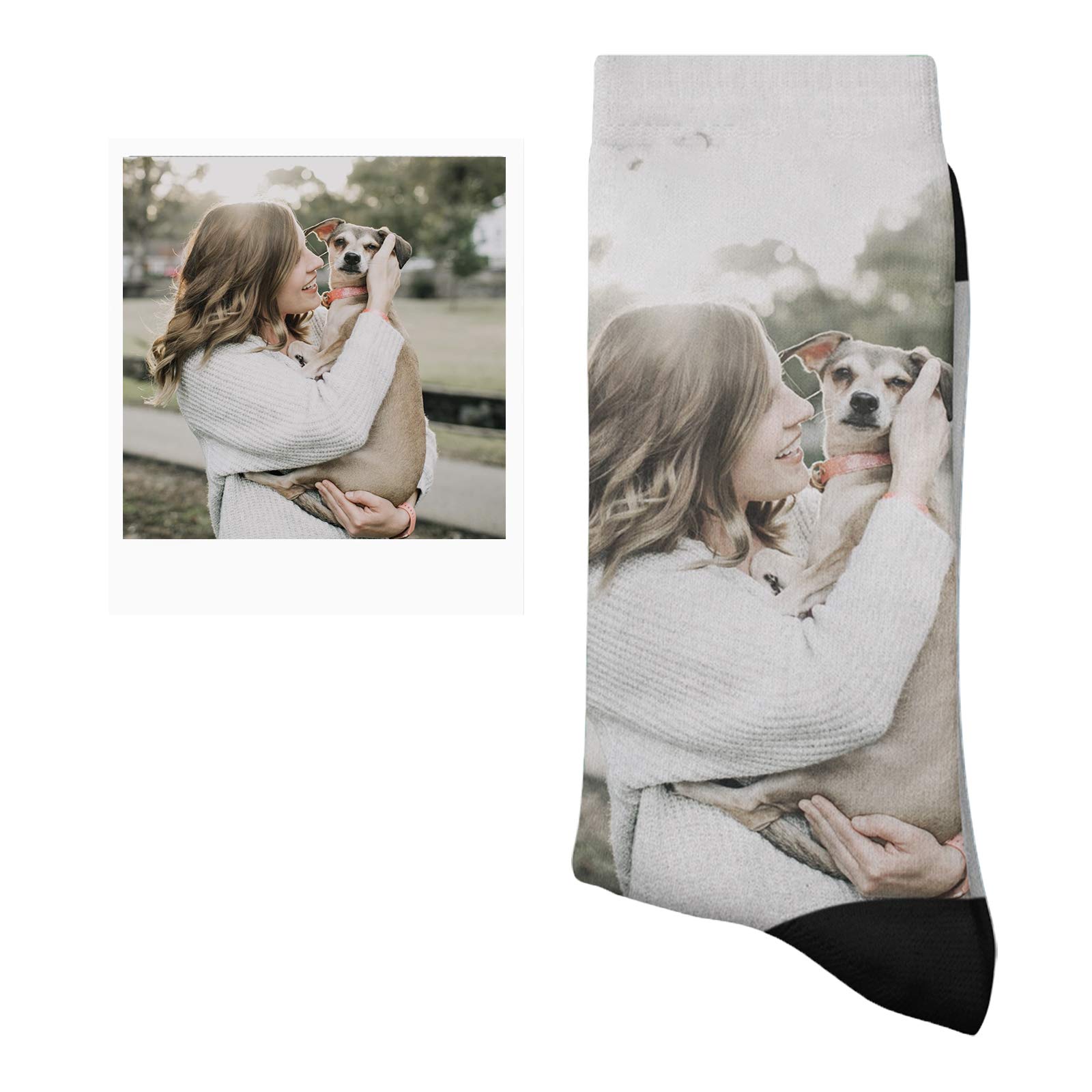 Custom Photo Socks - Personalized Novelty Socks with Your Pictures | Great for Gifts, Couples & Family Keepsakes | Unique Printed Socks for Birthdays, Anniversaries & Special Occasions