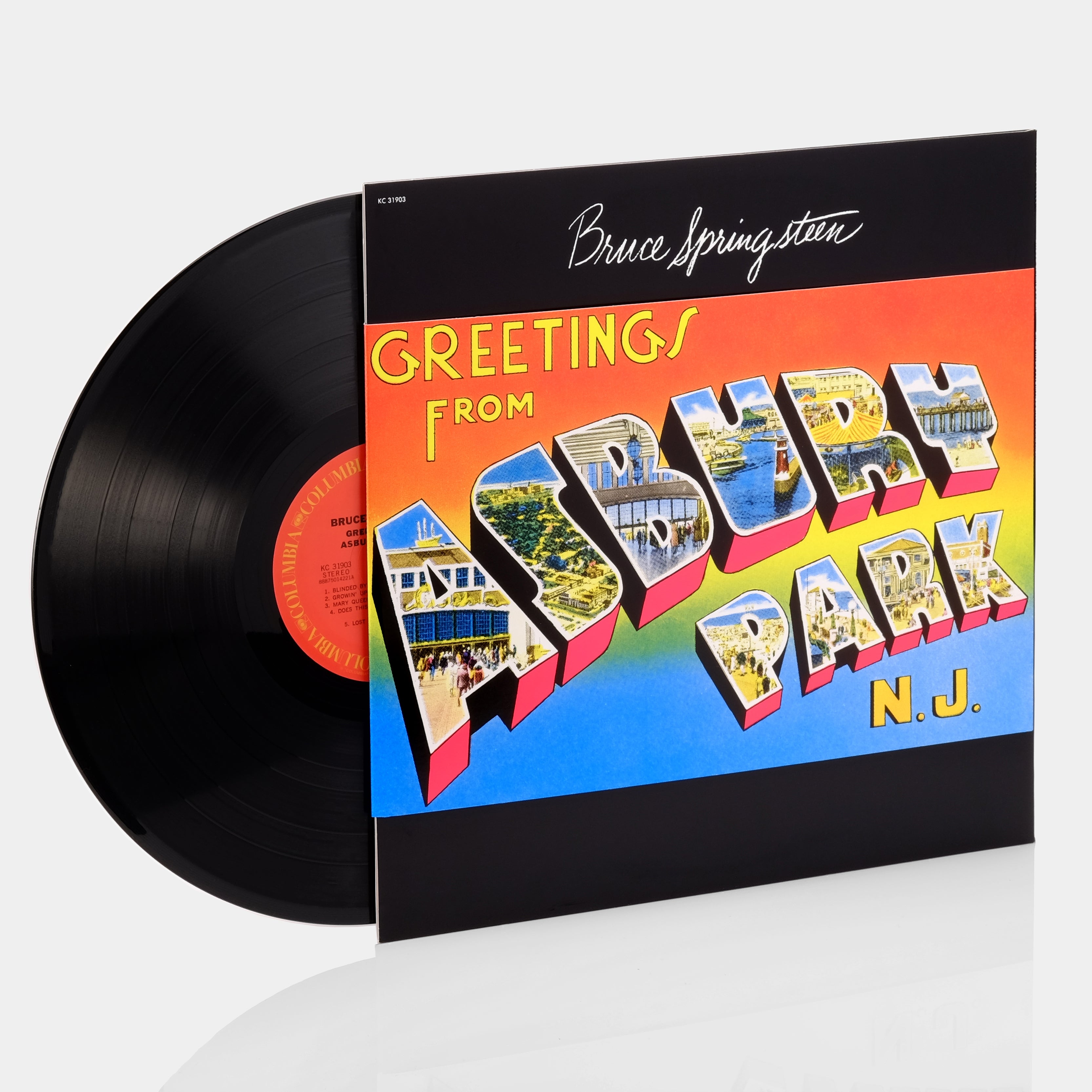 Bruce Springsteen Greetings From Asbury Park N.J. LP Vinyl Record - Classic Rock Music Album for Collectors & Audiophiles - Perfect for Home Listening, Gifts & Music Collections