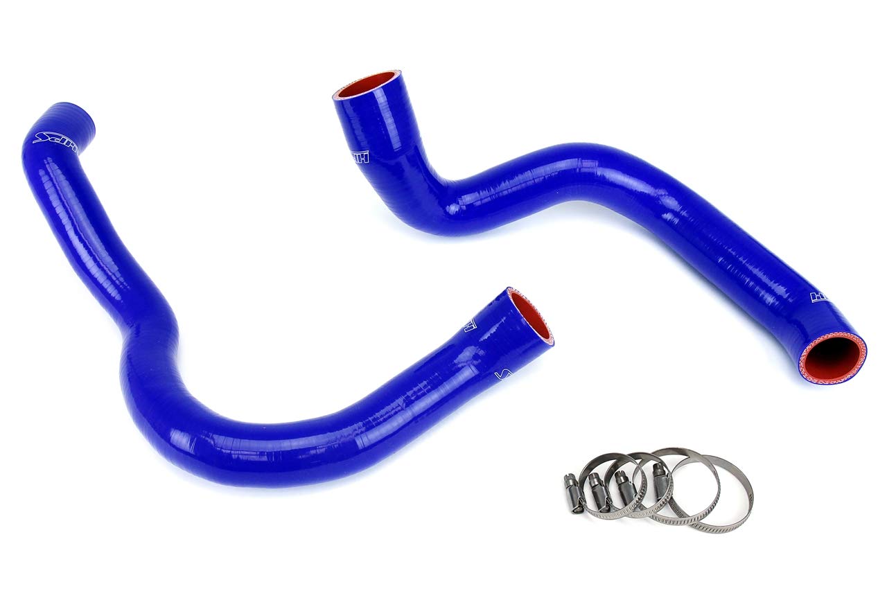 HPS 57-1219-BLUE High Performance Silicone Radiator Coolant Hose Kit - Durable & Heat Resistant for Car, Truck & SUV Engine Cooling Systems