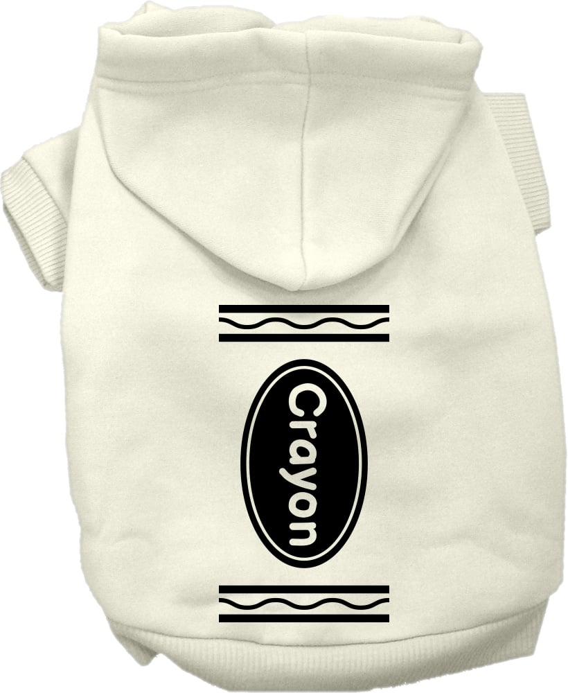 Colorful Crayon Costume Screen Print Hoodie for Kids - Fun Dress-Up & Halloween Costume Idea