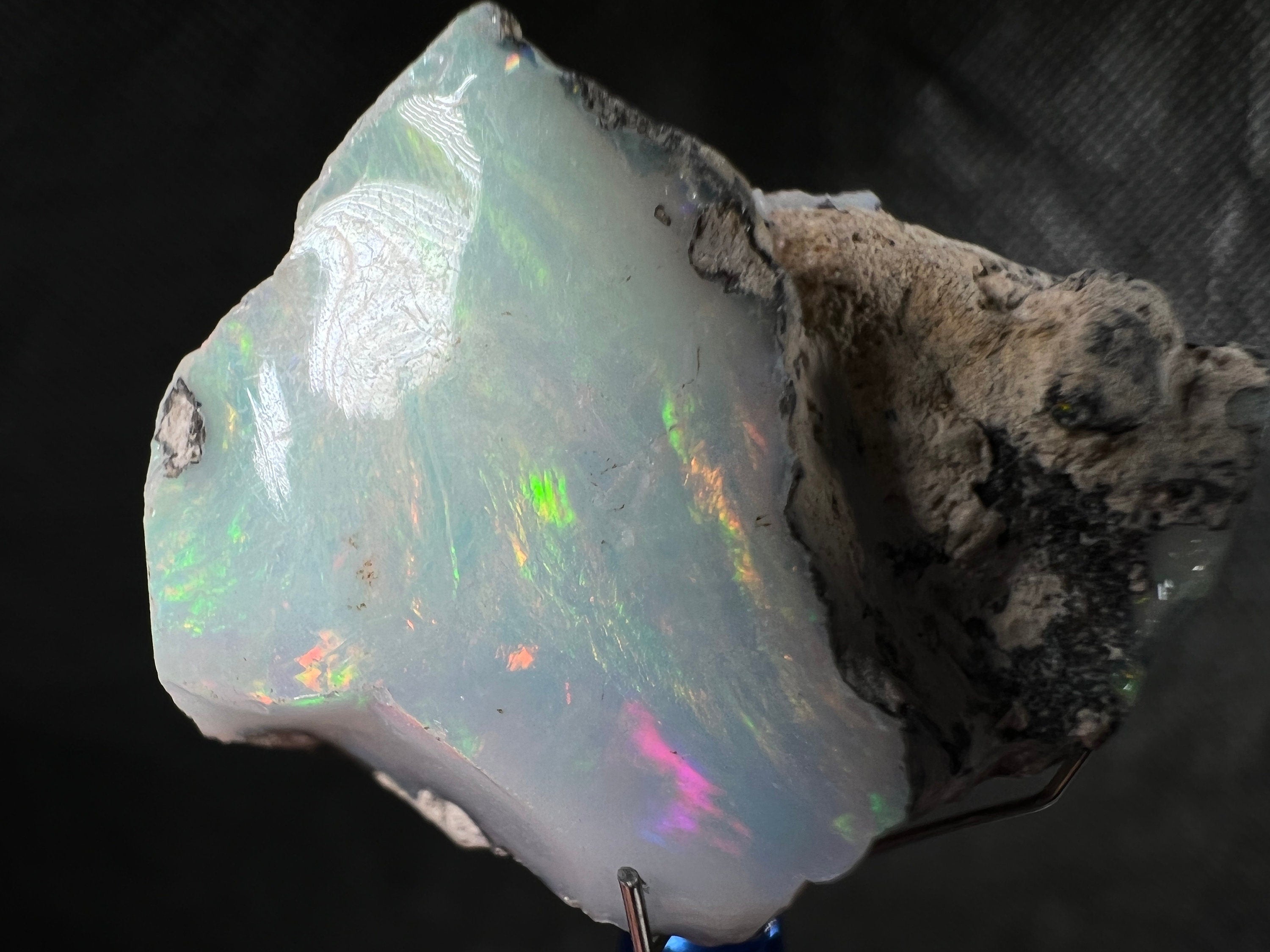 Premium 4A+ Welo Opal Raw Crystal - Certified Cutting Grade Opal for Jewelry Making (50634) | Ideal for Rings, Necklaces & Handmade Gemstone Crafts