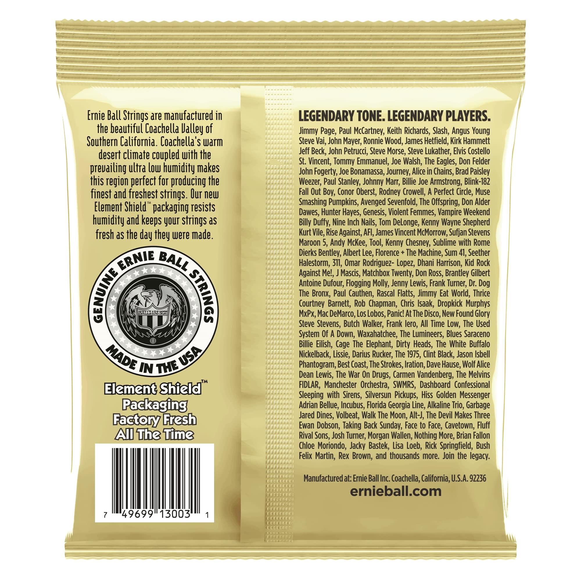 Ernie Ball Earthwood Medium Light 80/20 Bronze Acoustic Guitar Strings 3-Pack, 12-54 Gauge (P03003) - Perfect for Folk, Country & Fingerstyle Playing