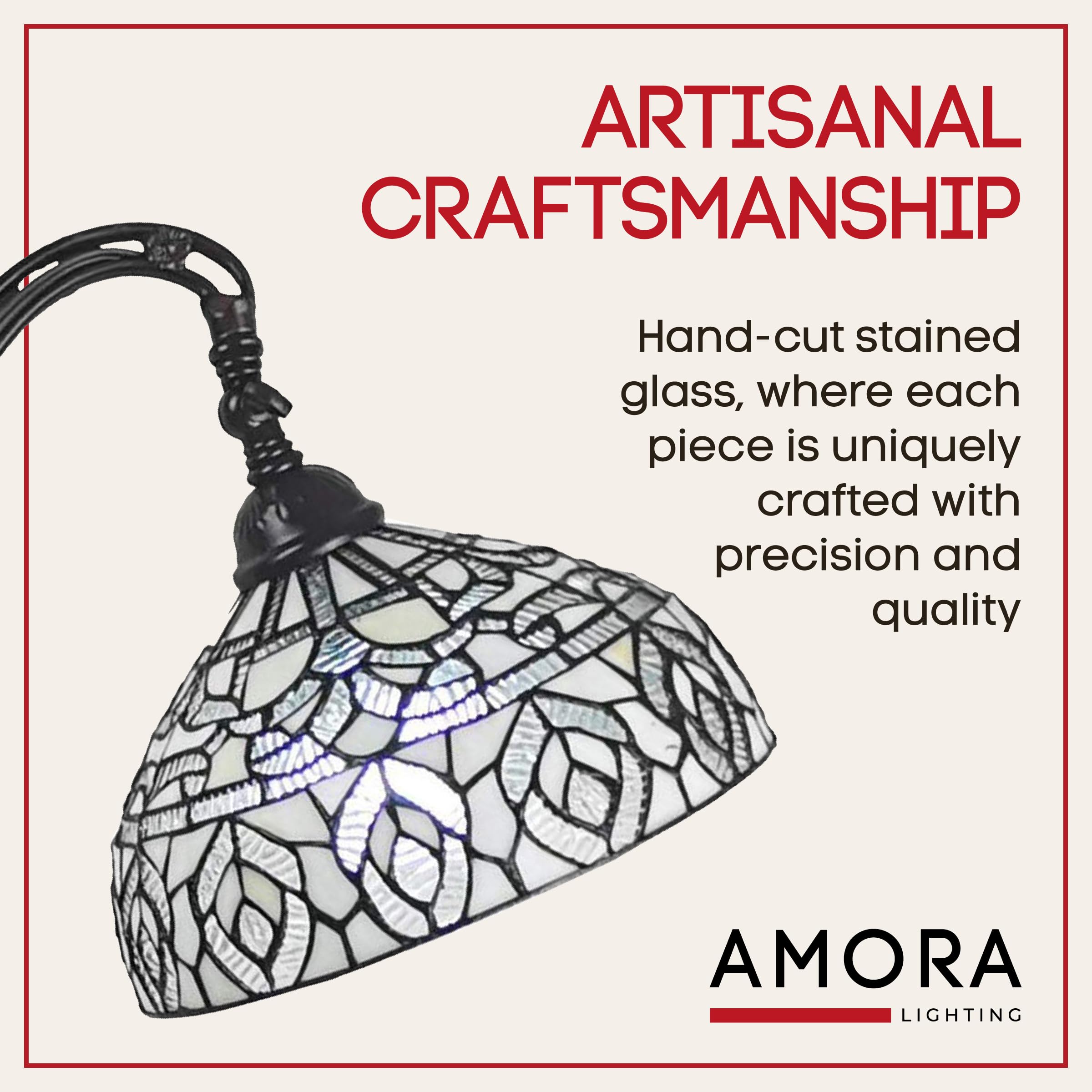 Amora Tiffany Floor Lamp - 62