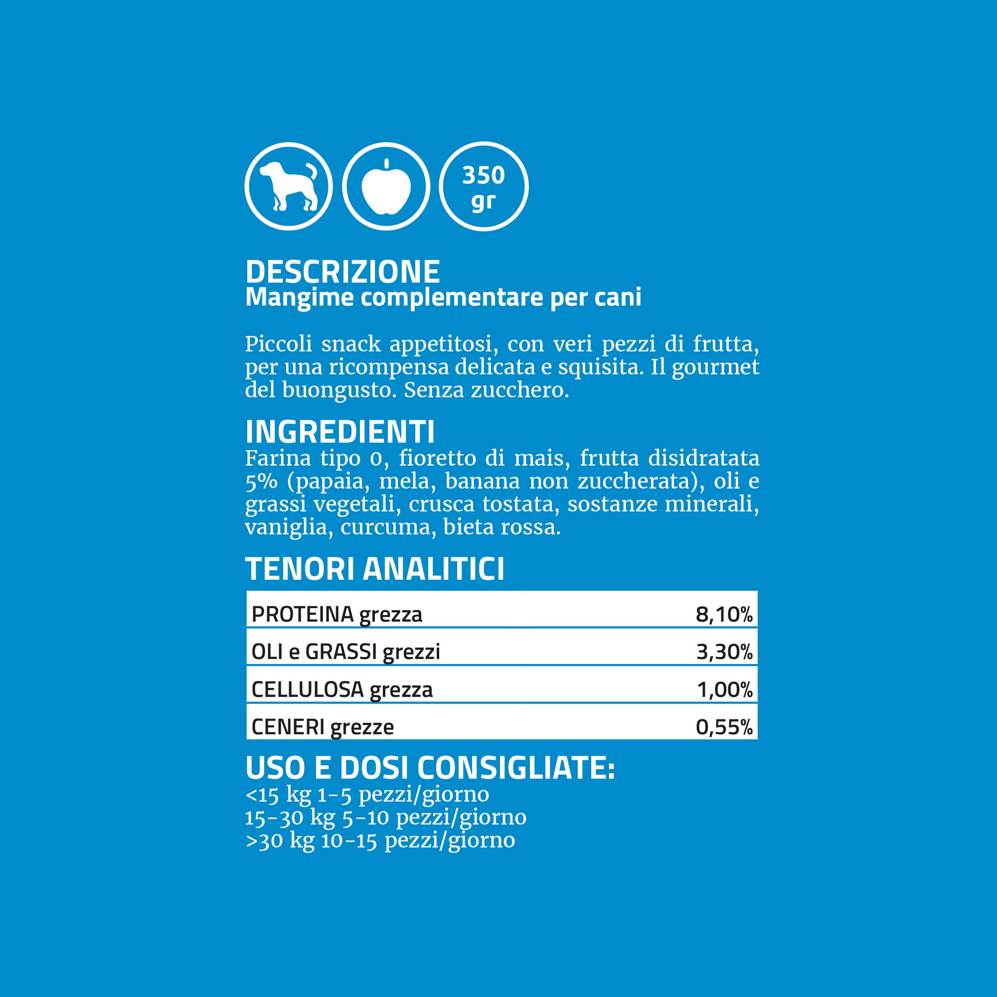 Healthy Fruit-Flavored Dog Treats - Natural & Delicious Snacks for Training, Rewards & Dental Care | Made in USA
