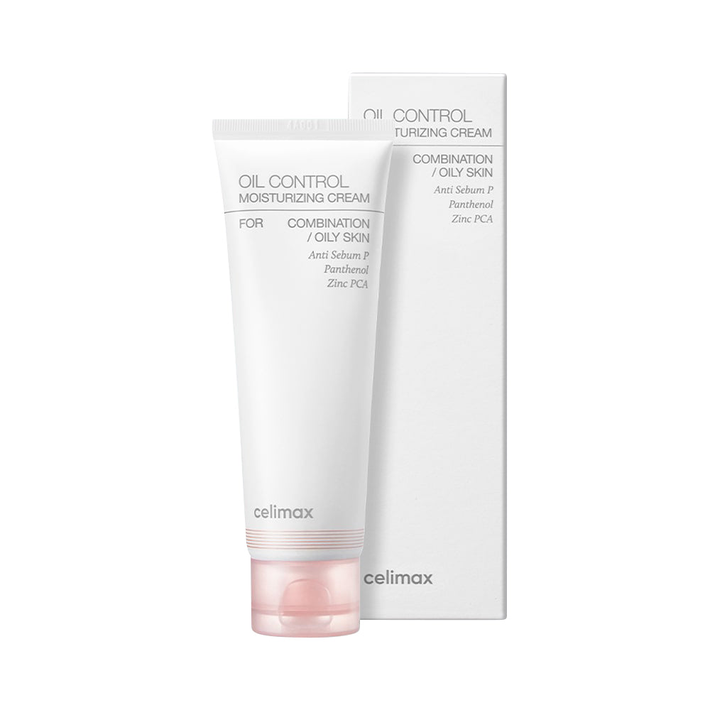 Celimax Oil Control Moisturizing Cream 80ml - Lightweight Hydrating Face Moisturizer for Oily & Combination Skin - Perfect for Daily Skincare Routine & Makeup Base