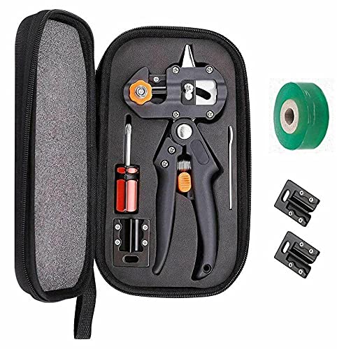 Professional Grafting Pruning Shears Kit with Film Tape - Sharp Garden Pruner Scissors for Tree Nursery, Grape Cutting & Plant Care - Essential Gardening Tools for Home & Professional Use