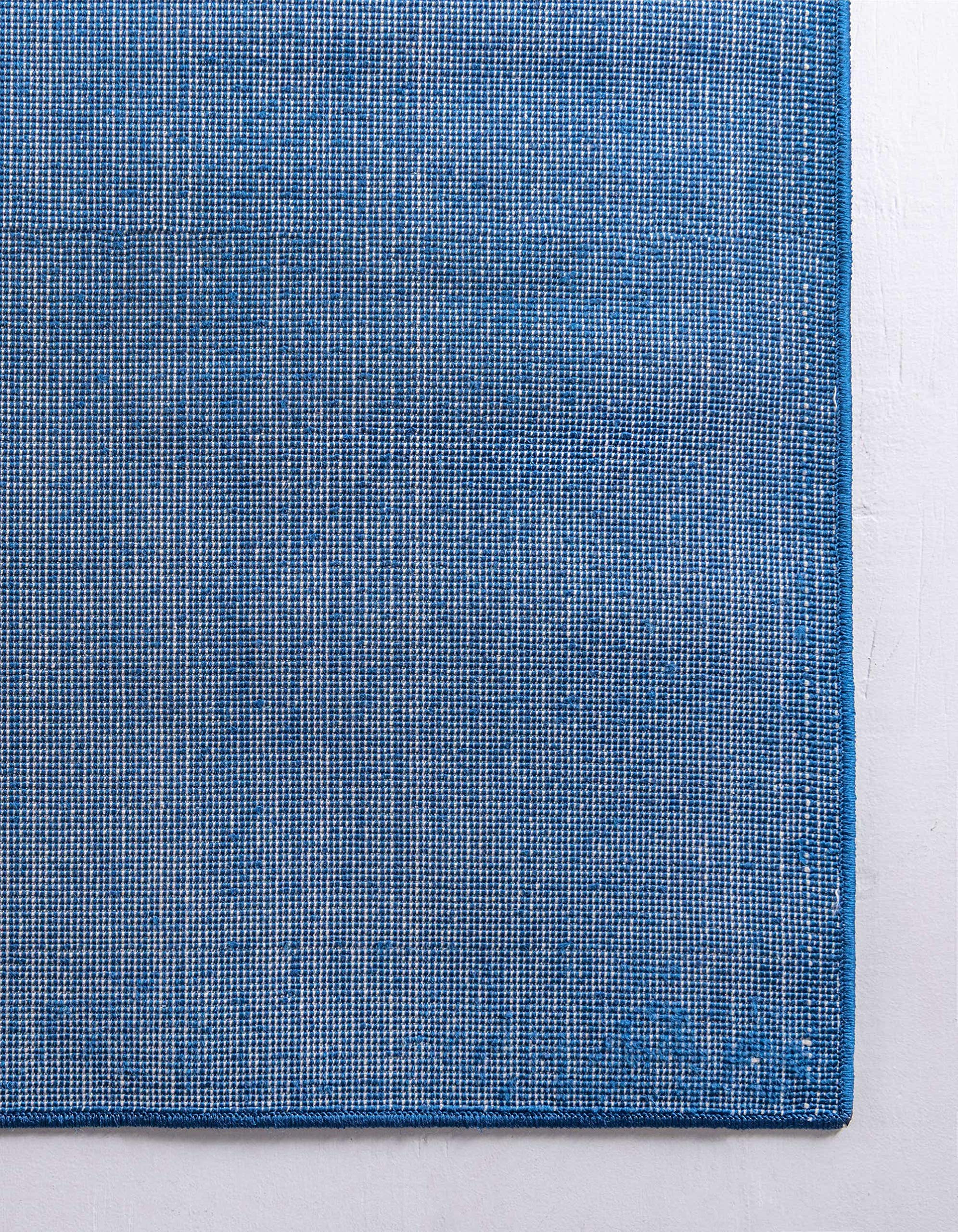 Unique Loom Williamsburg Collection Solid Navy Blue Area Rug 10' x 13' Rectangle - Soft & Durable for Living Room, Bedroom, Office Decor