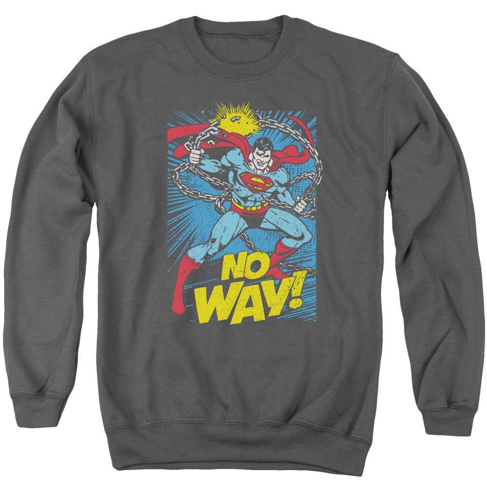 DC No Way Unisex Crewneck Sweatshirt for Men & Women - Casual Streetwear Pullover for Everyday Wear