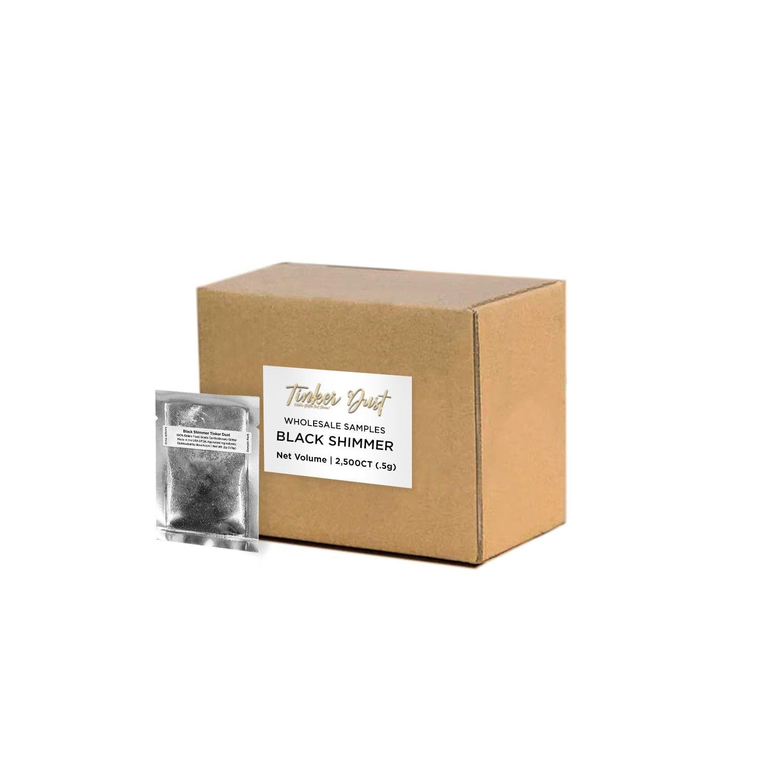 Black Tinker Dust® Sample Packs - Bulk Wholesale for DIY Crafts, Jewelry Making & Resin Art Projects