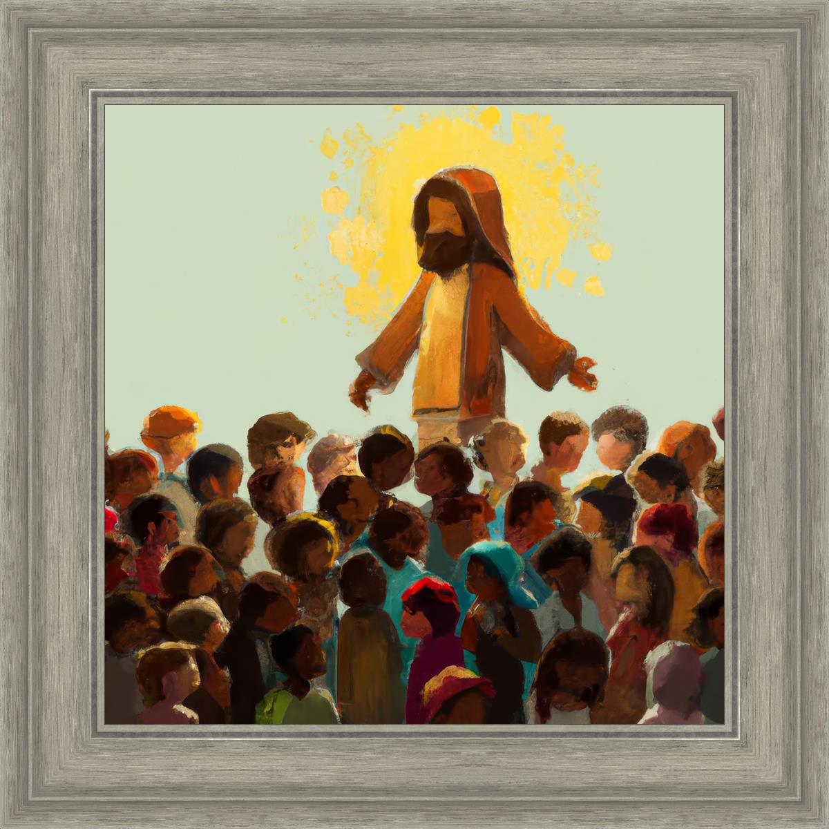 Blessed Are The Children - Inspirational Christian Wall Art for Kids' Rooms, Sunday School & Nursery Decor