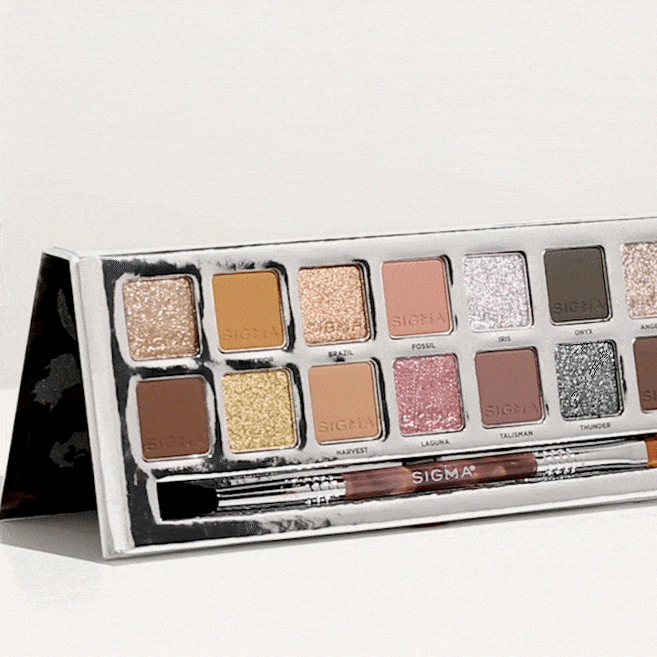 Neutral Eyeshadow Palette - Cool Tones Makeup Kit for Everyday & Party Looks | Vegan & Cruelty-Free