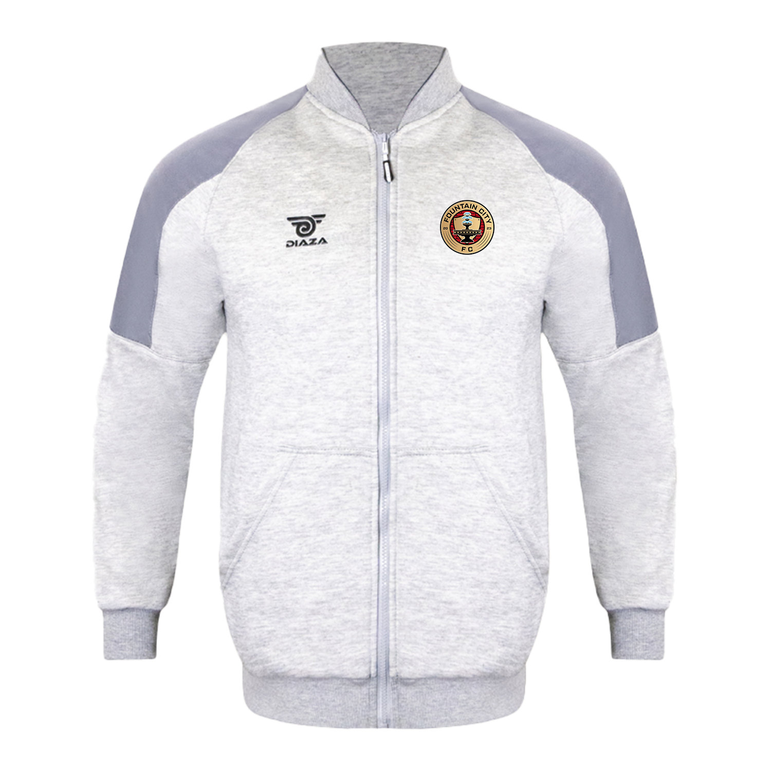 Vintage Grey Jacket for Men & Women | Fountain City Retro Style | Perfect for Outdoor Adventures & Casual Wear