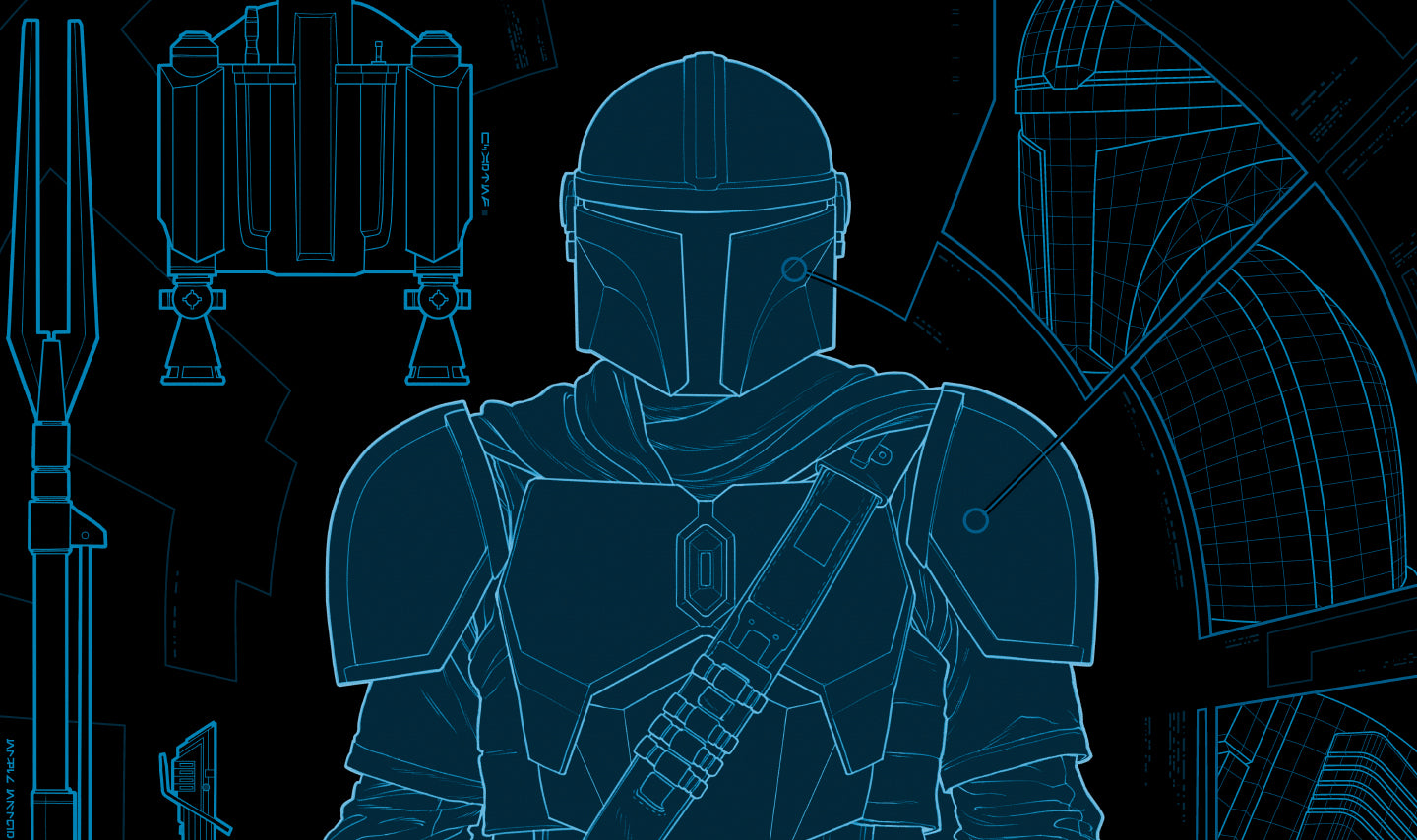 The Mandalorian Poster - Star Wars Wall Art, High-Quality Print, Perfect for Home & Office Decor - Great Gift for Fans & Collectors