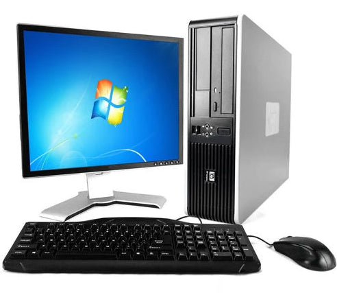 HP Desktop PC Computer - Windows 10 Pro, Intel Core i5 3.0GHz, 8GB RAM, 1TB HDD, DVD Drive, 19