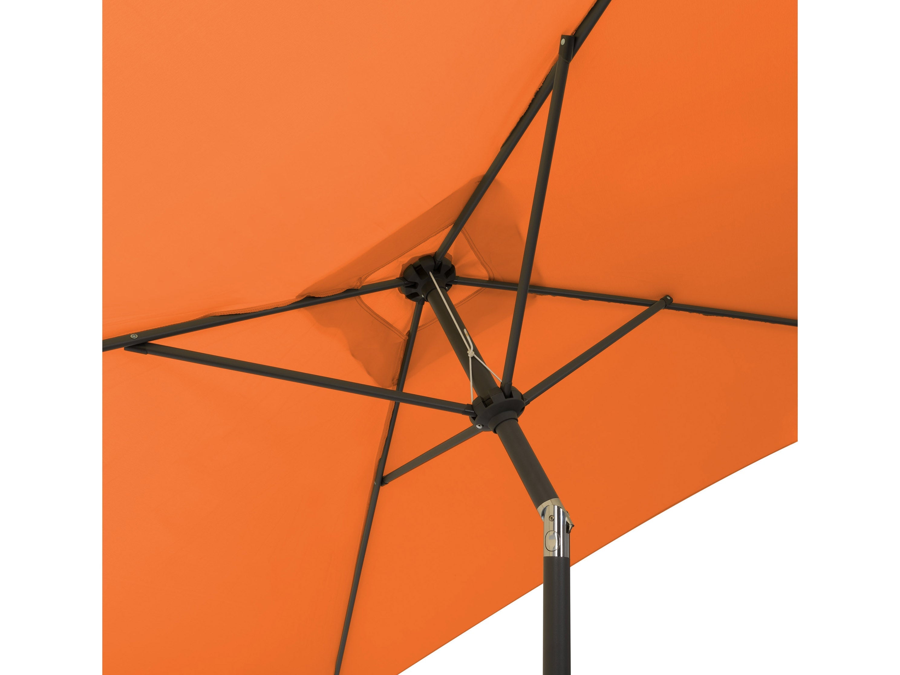 9ft Orange Square Patio Umbrella - UV Protection Outdoor Market Umbrella for Pool, Beach, Garden & Backyard - Heavy Duty Cantilever Umbrella with Wind Vent