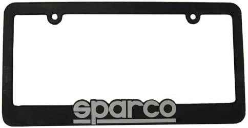 Sparco SP099 Plastic License Plate Frame - Durable & Lightweight for Cars, Trucks & SUVs - Perfect for Customization & Vehicle Protection