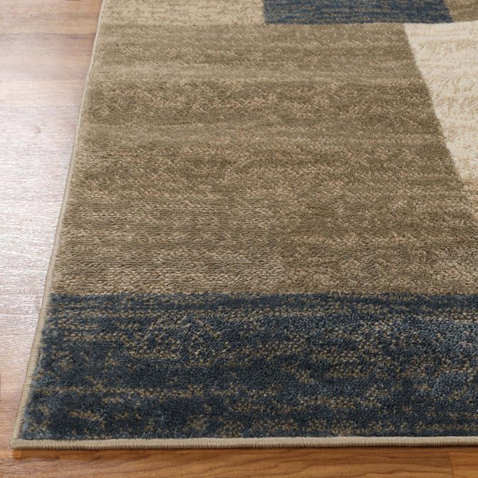 Clifton Modern Geometric Patchwork Area Rug or Runner Rug - Stylish Home Decor for Living Room, Bedroom & Office - Soft & Durable Floor Covering