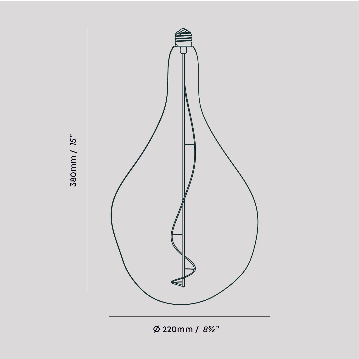 Voronoi III E26 LED Light Bulb - Energy Efficient Dimmable Edison Bulb for Home, Office, and Restaurant Lighting