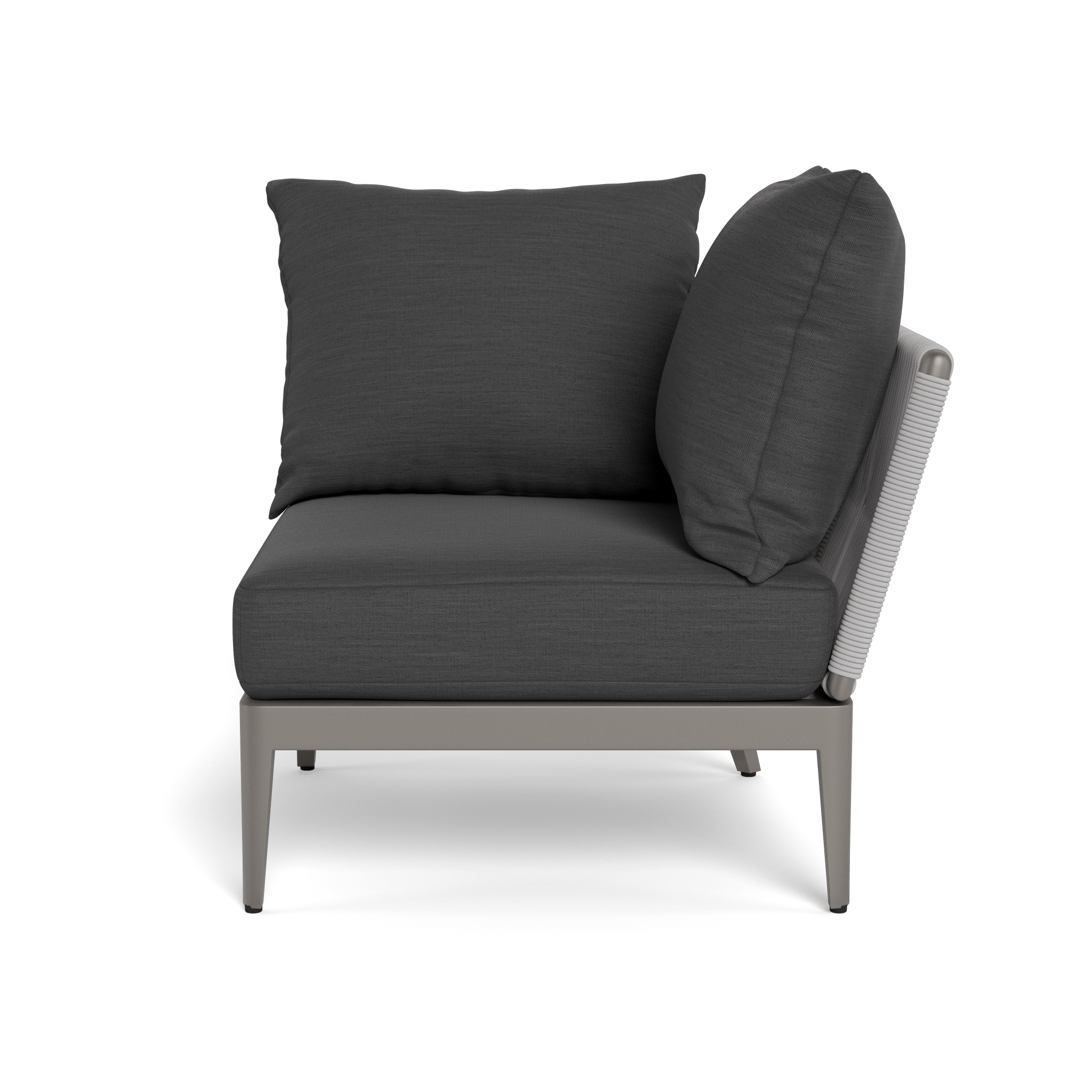 Hamilton Corner Sofa - Modern L-Shaped Sectional Couch with Storage Ottoman, Perfect for Small Spaces & Apartment Living - Living Room, Family Room, Home Theater, Office Lounge