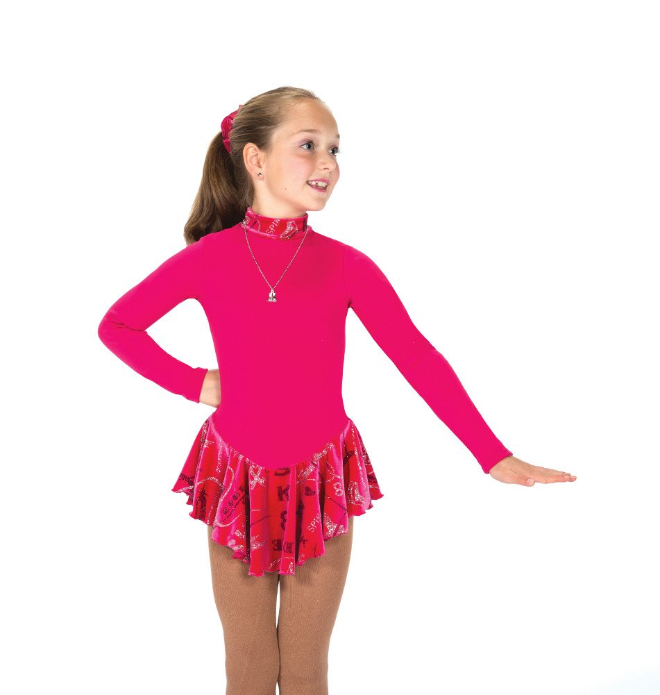 Jerry's Premium Ice Skating Dress - 158 Finest Fleece Figure Skating Dress for Women & Girls - Perfect for Competitions, Performances & Winter Sports