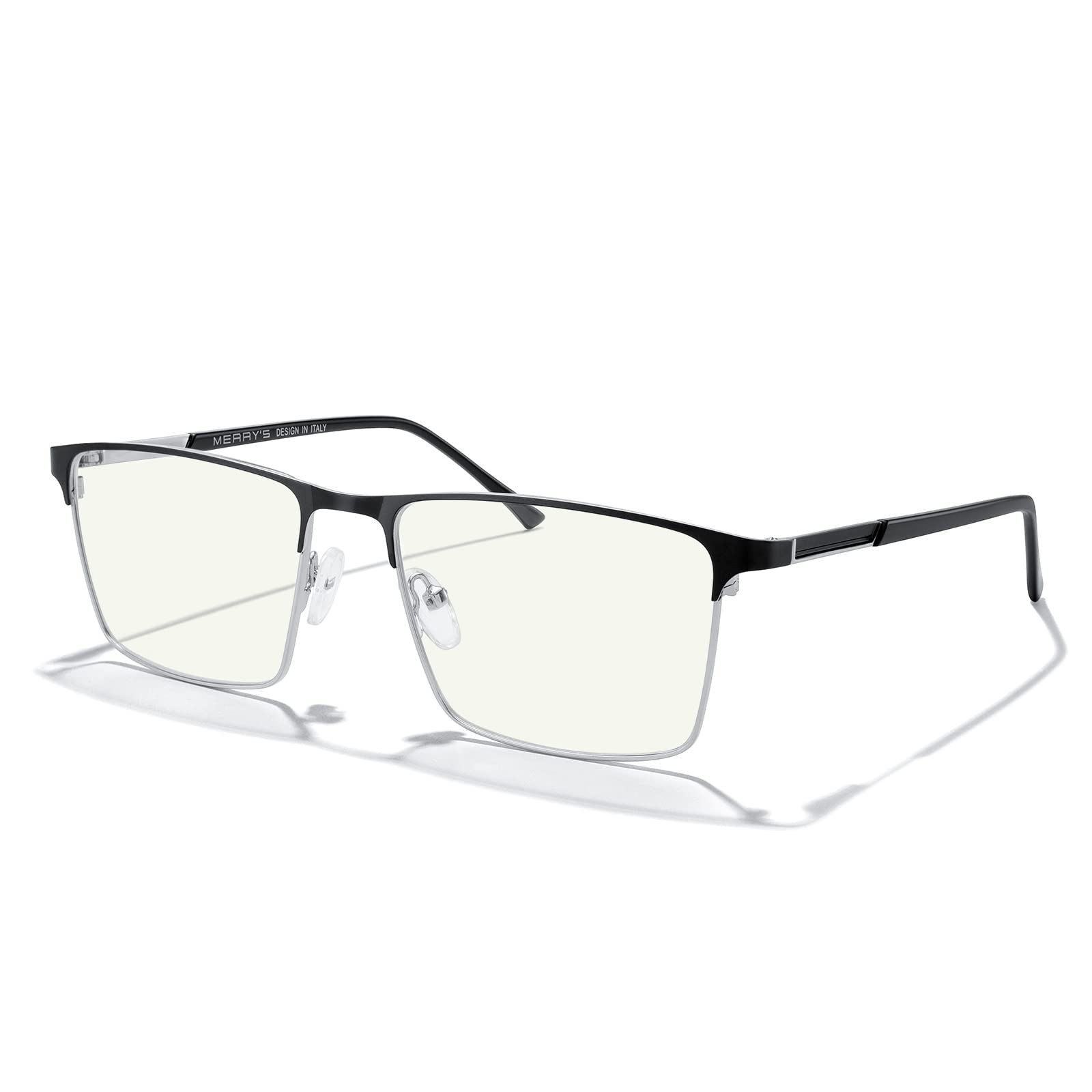 Blue Light Blocking Glasses for Men - Vintage Style Computer & Reading Glasses with UV Protection - Perfect for Office Work, Gaming & Screen Time