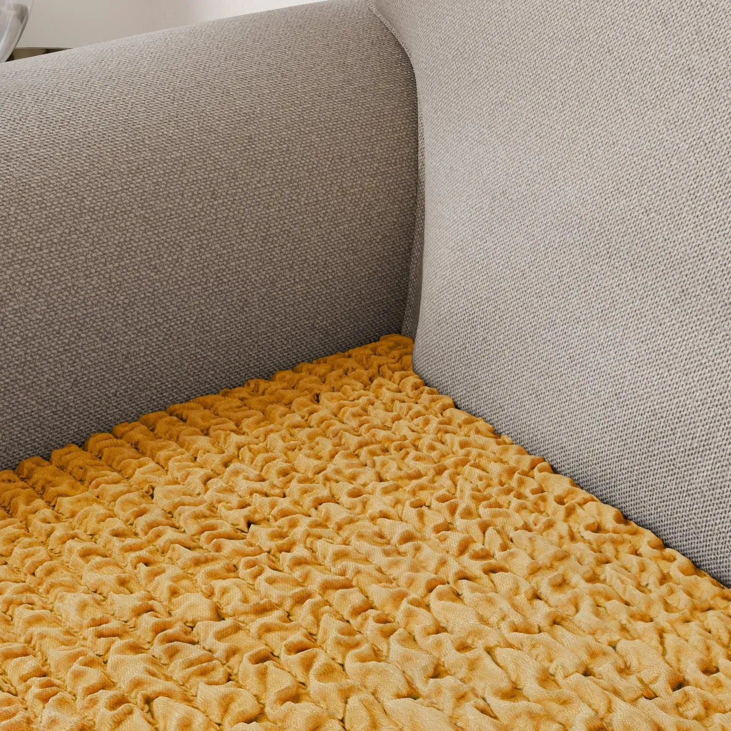 Premium Microfiber Seat Cushion Cover - Soft & Durable Sofa Chair Protector - Perfect for Living Room, Office, or Car Use