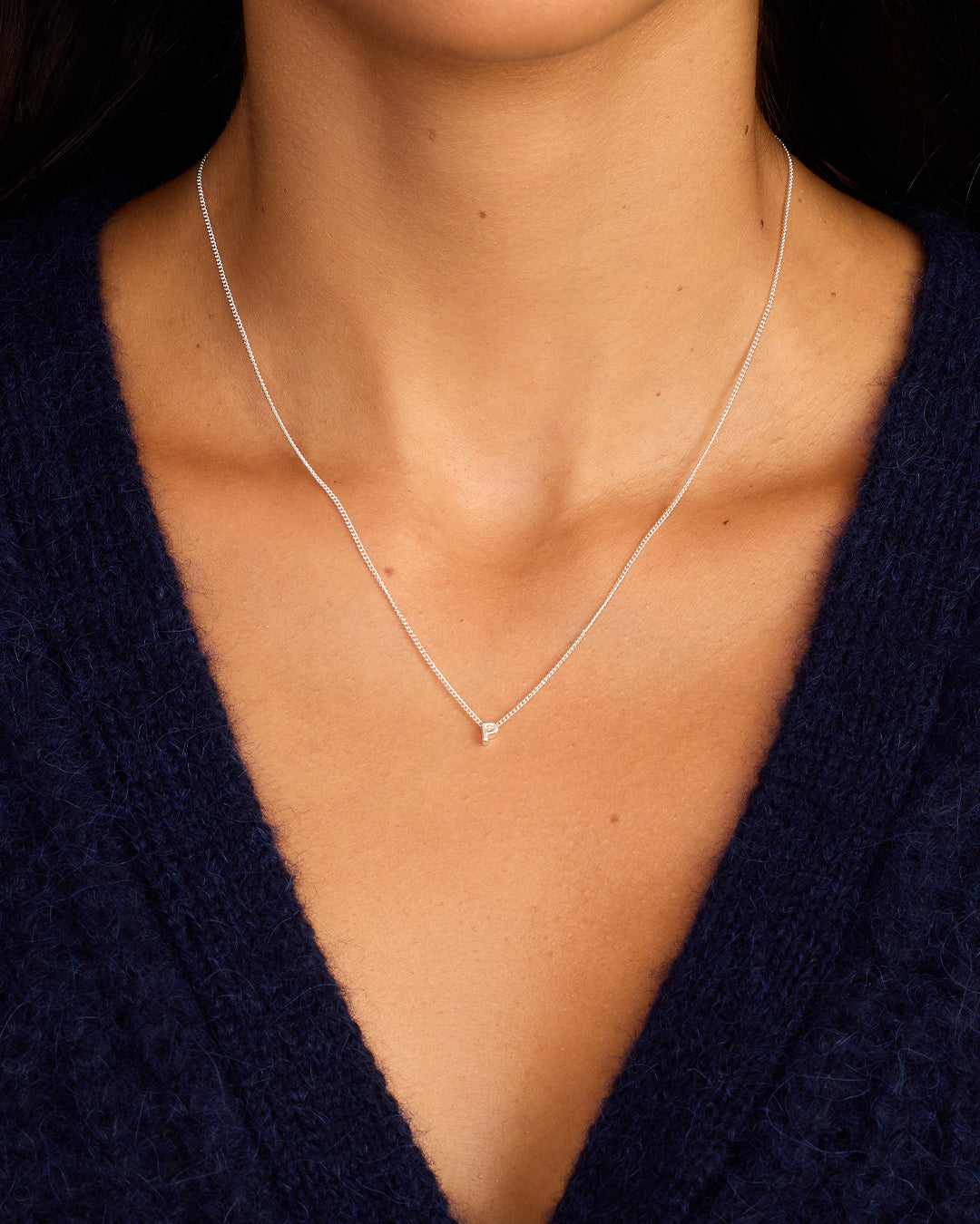 Wilder Mini Alphabet Necklace - Personalized Initial Pendant Jewelry for Women | Perfect Gift for Birthday, Anniversary & Everyday Wear