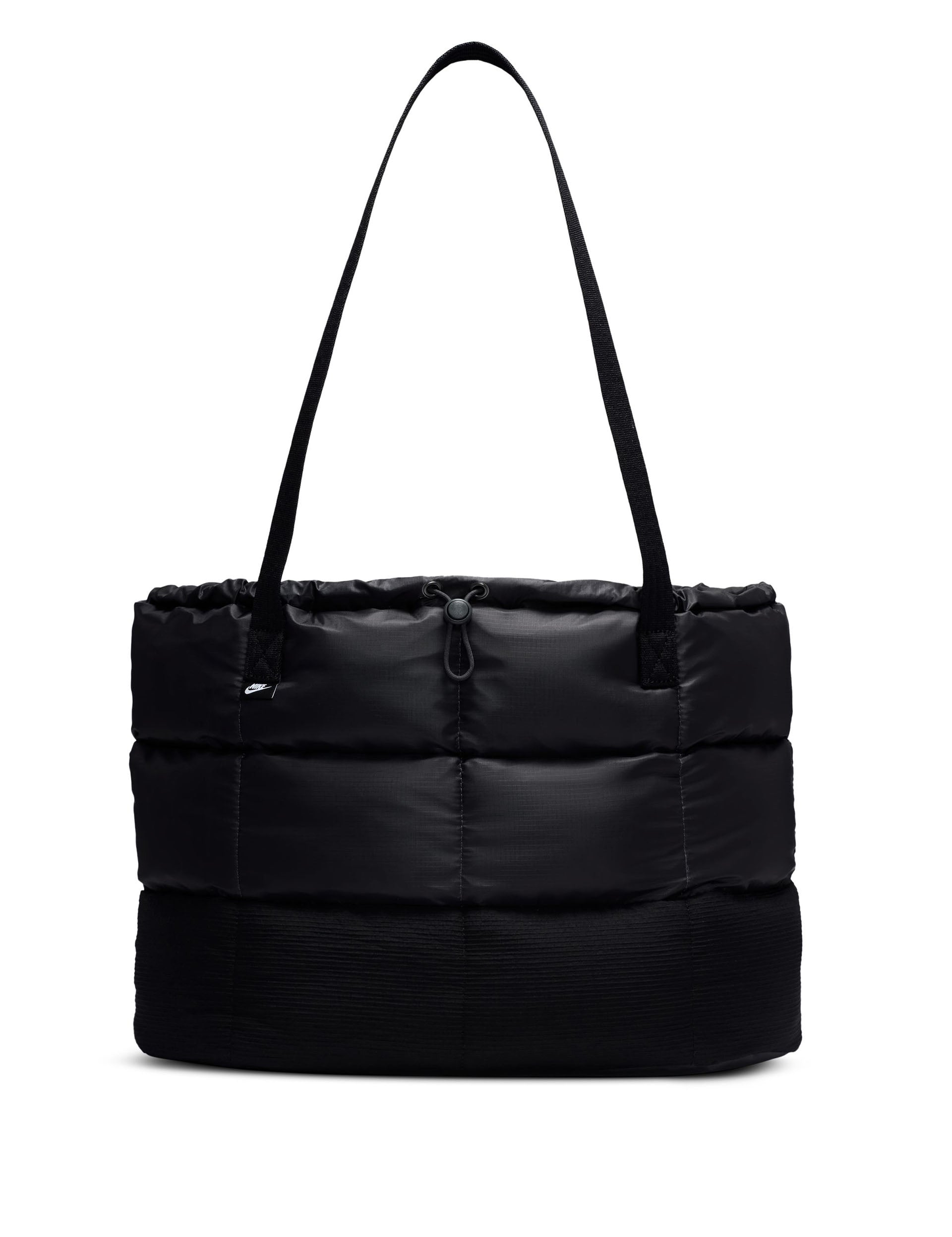 Sportswear Puffle Tote Bag - Black/Anthracite/White | Stylish Gym & Beach Tote for Women | Perfect for Workouts, Yoga, Shopping & Travel
