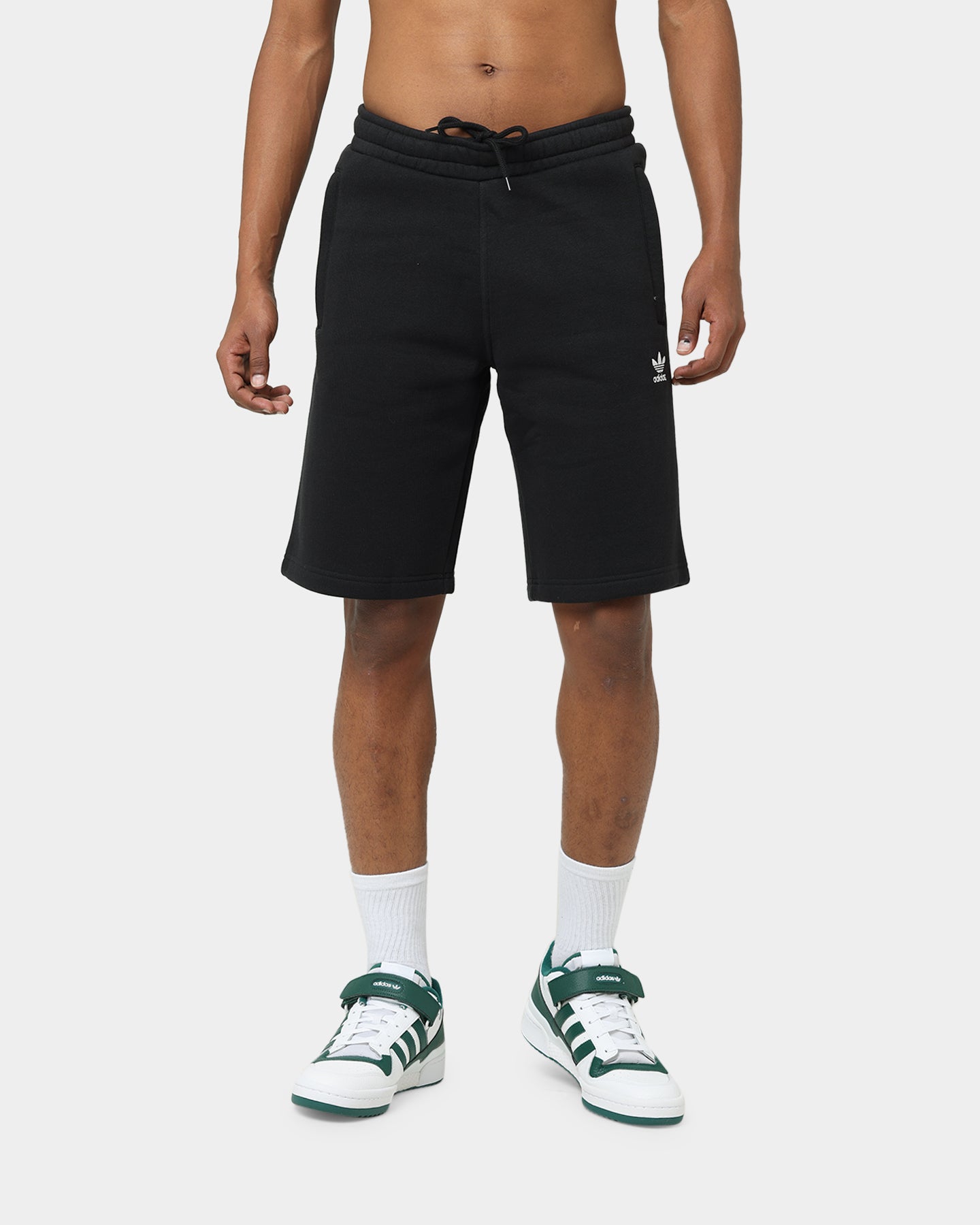 Adidas Essential Black Shorts for Men - Comfortable Athletic Running & Gym Workout Shorts - Perfect for Sports, Training & Casual Wear