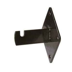 12 Pack Black Grid Wall Mount Brackets for Grid Panels - Heavy Duty Metal Shelving Hardware for Garage, Retail Store & Warehouse Organization