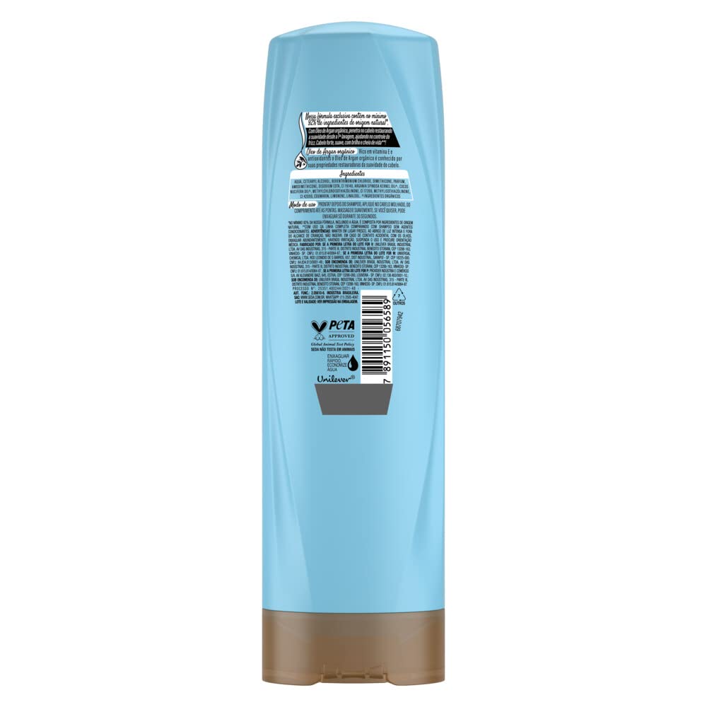 Seda Argan Bomb Collection Conditioner - 11 Fl Oz / 325ml - Hydrating & Nourishing Hair Treatment for Dry & Damaged Hair - Perfect for Daily Use & Salon-Quality Results at Home