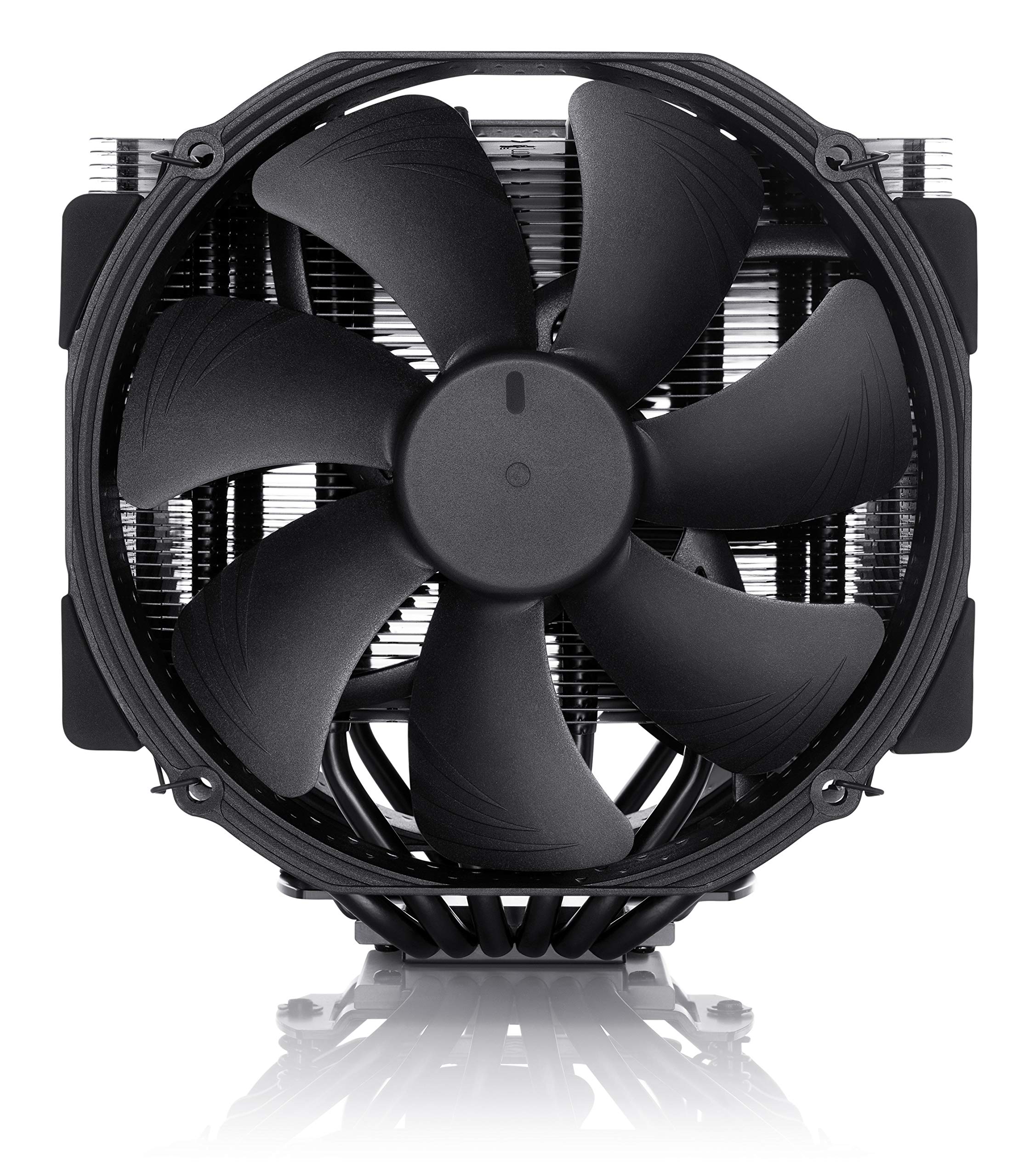 Noctua NH-D15 chromax.Black Premium Dual Tower CPU Cooler with 140mm Fans - High Performance Air Cooling for Gaming PC, Workstation & Overclocking - Quiet Operation & Black Aesthetic Design