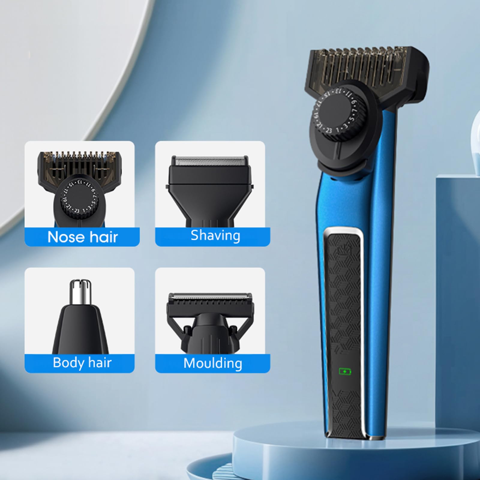Electric Nose Hair Trimmer - USB Rechargeable Grooming Tool for Men | Painless Nose & Ear Hair Removal | Perfect for Travel, Home & Office Use