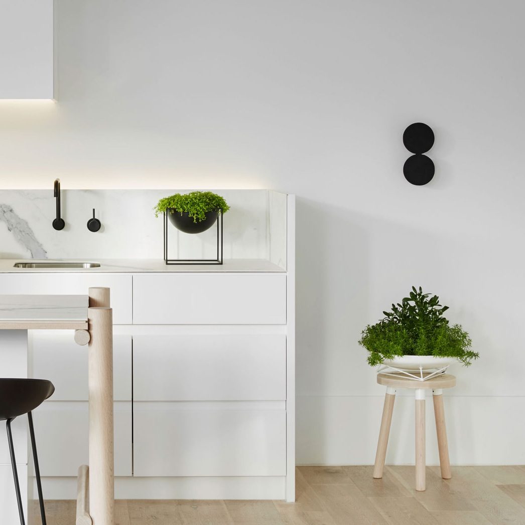 MUUTO The Dots Wall Hook - Modern Scandinavian Door Knob Hanger for Coats, Hats & Bags - Black Minimalist Home Decor for Entryway, Bedroom & Office Organization
