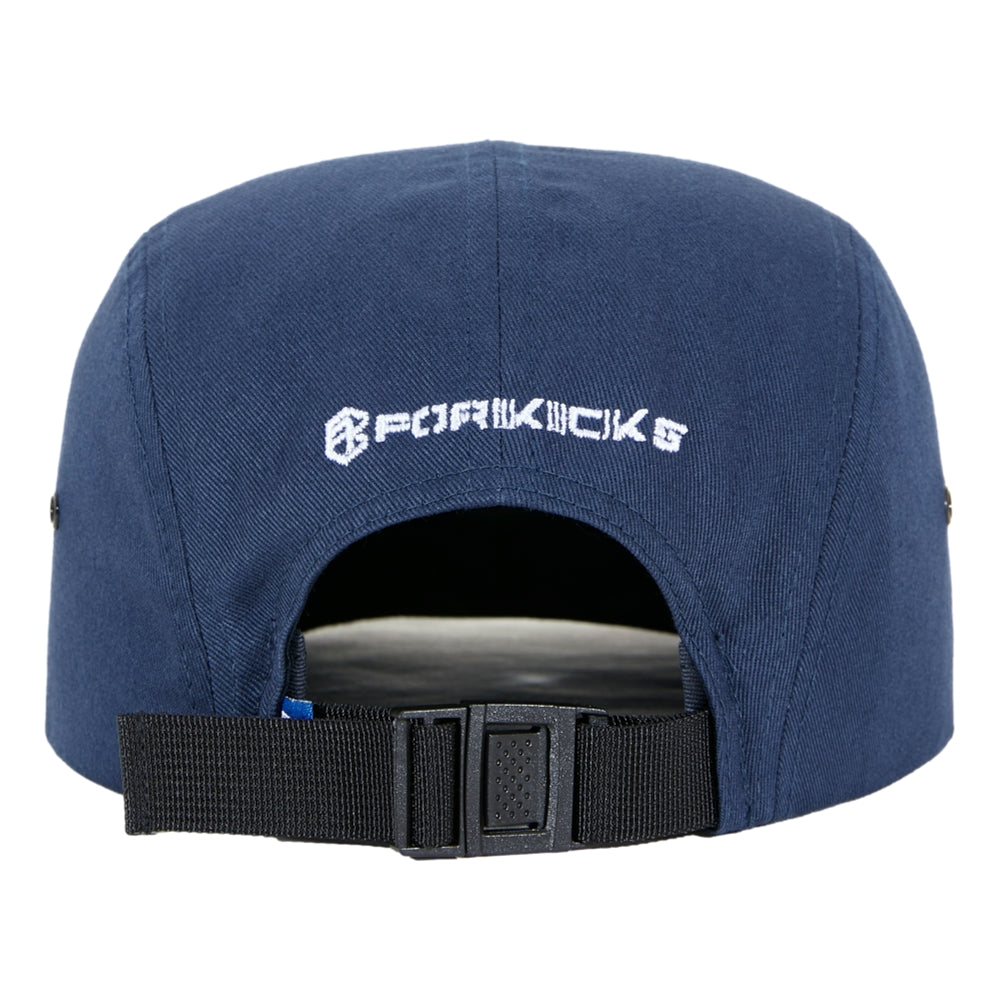 FORKICKS FKK X LFYT Navy Camp Cap - Adjustable Dad Hat for Men & Women - Perfect for Outdoor Activities, Hiking, and Casual Wear
